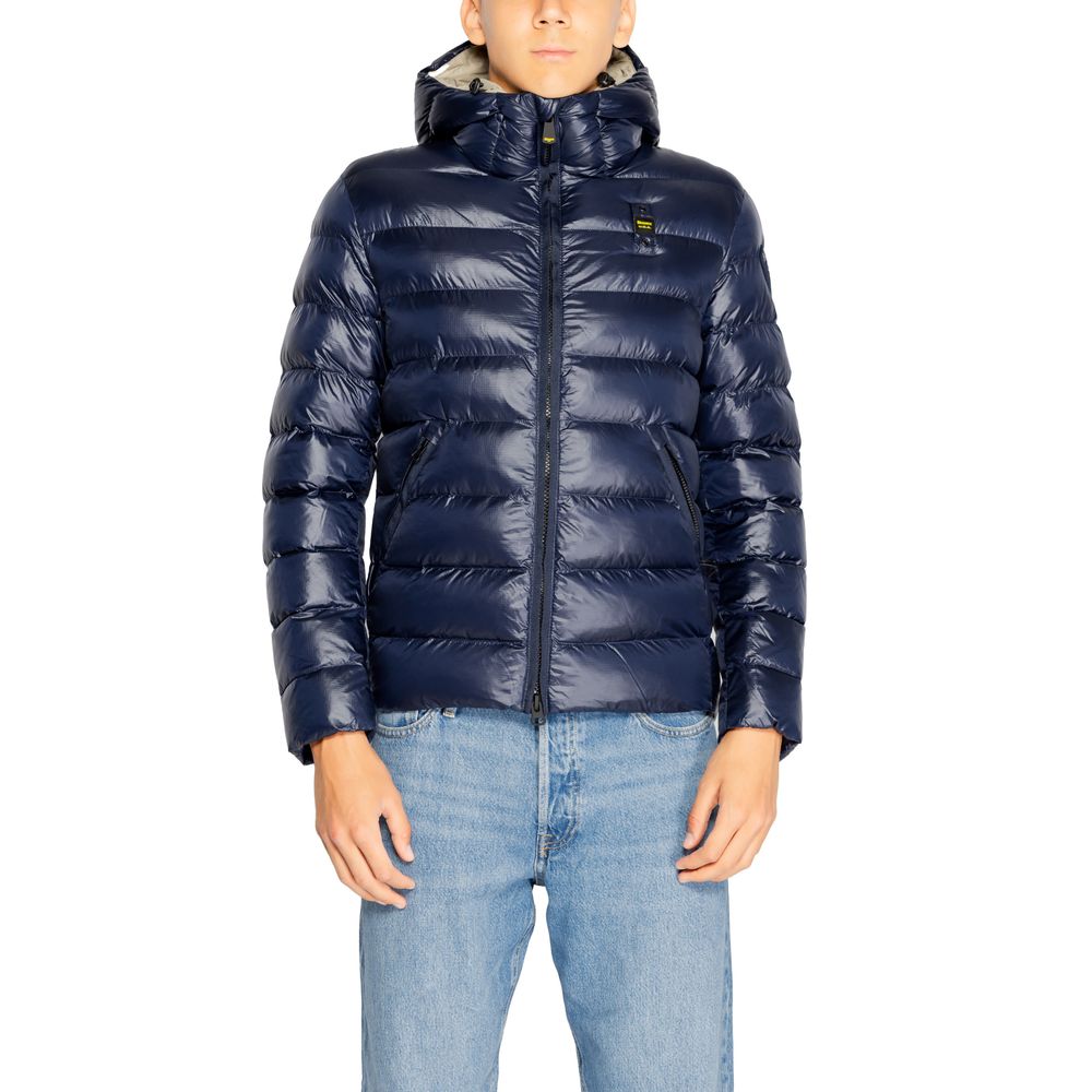 Blauer Blaue Polyesterkleidung