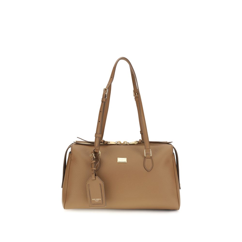 Dolce & Gabbana Beige Calf Leather Bos Taurus Wallet
