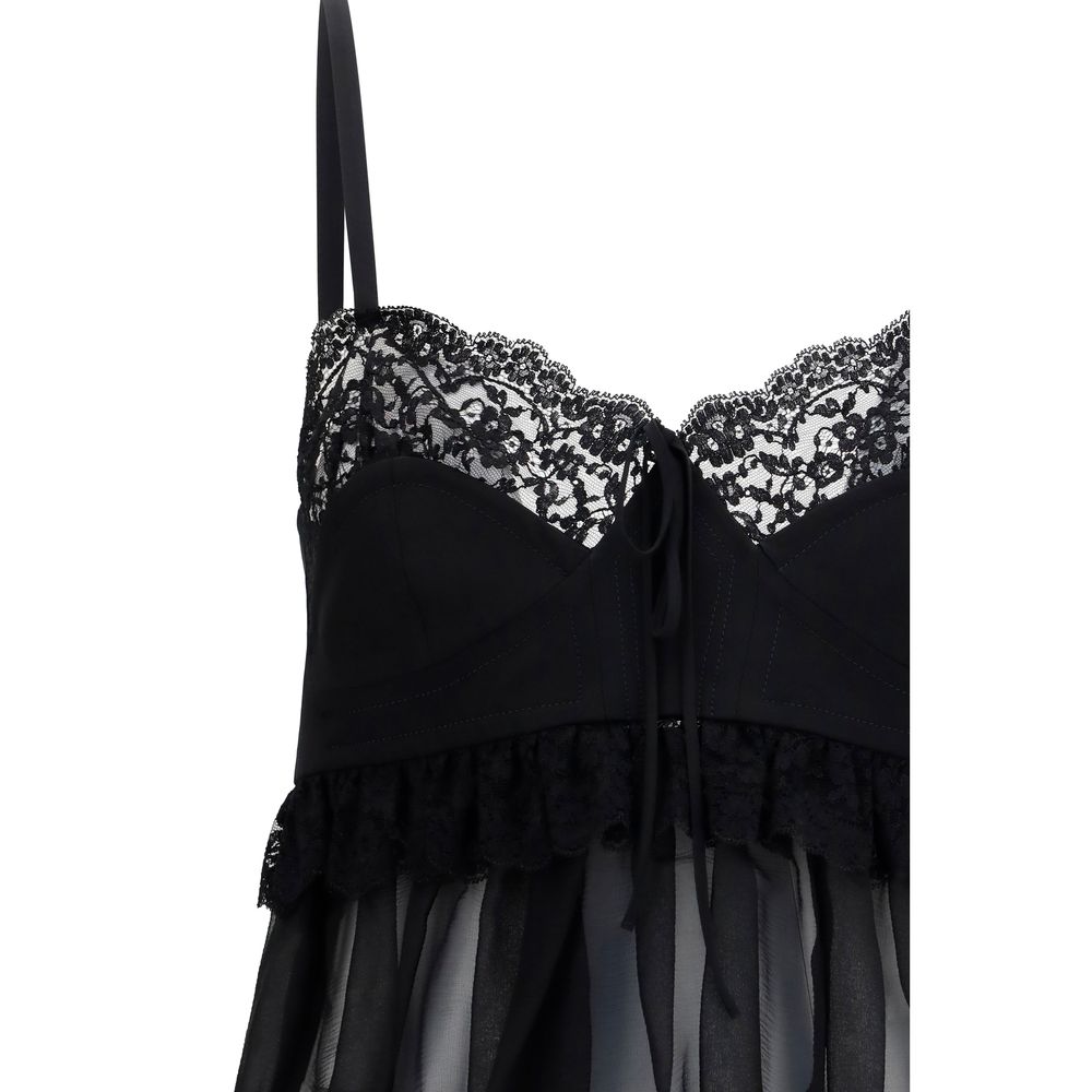 Chloé Schwarze Seidenbluse