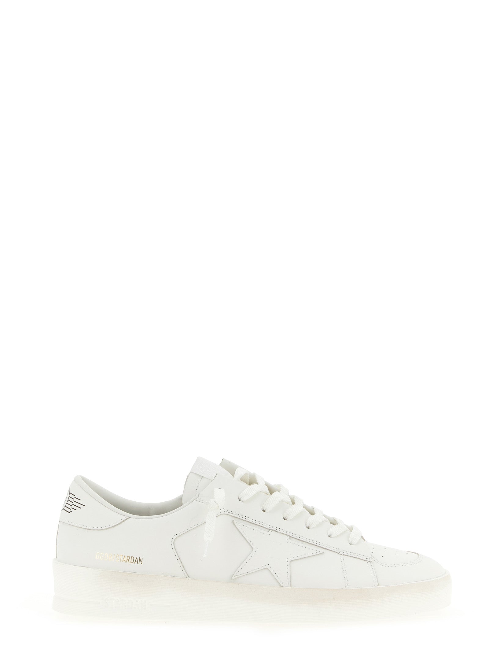 Golden Goose Weiße Sneaker aus Rindsleder mit niedrigem Schaft