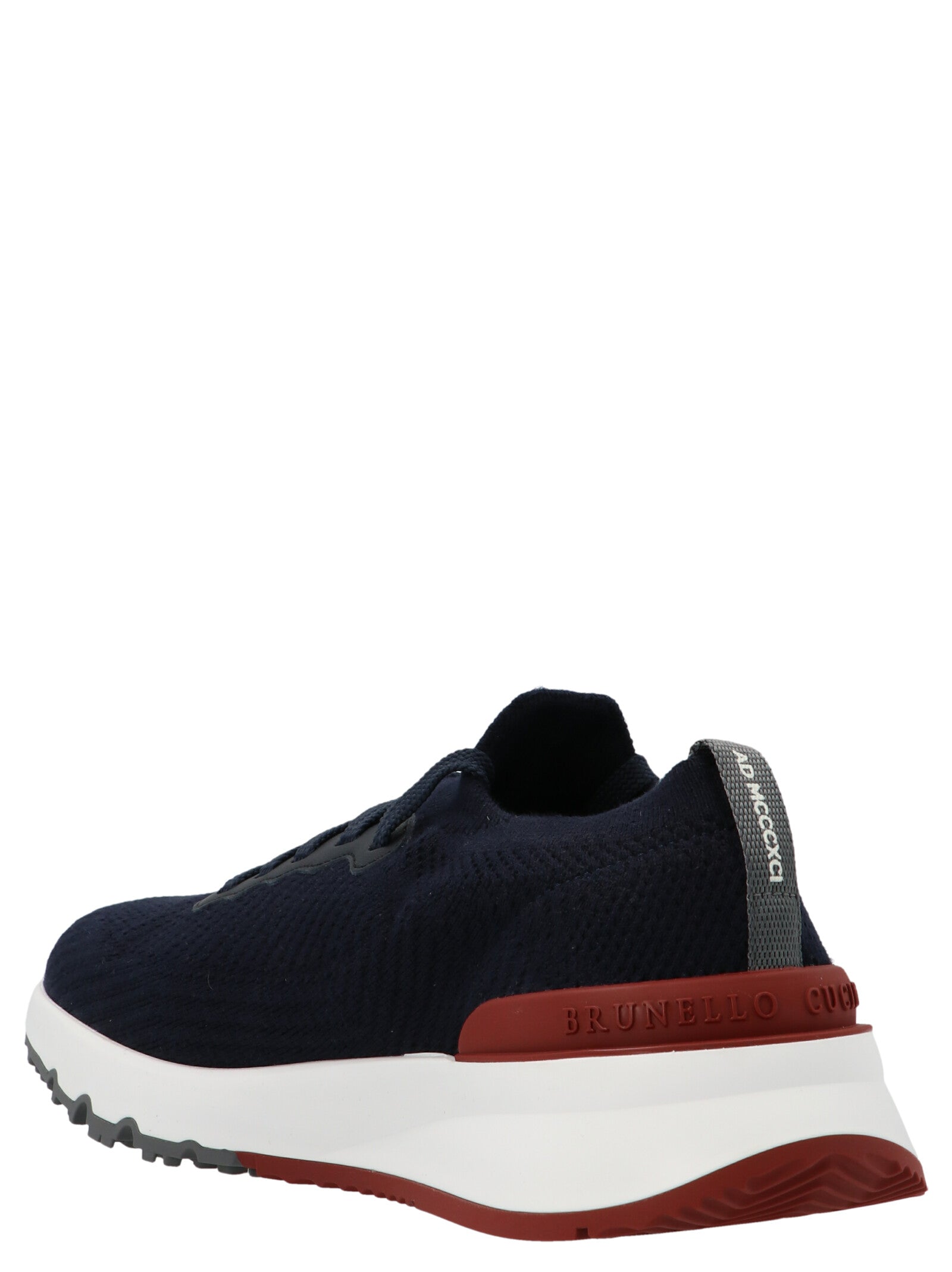 Brunello Cucinelli Blaue Sneaker aus Polyethylen für sportliche Aktivitäten