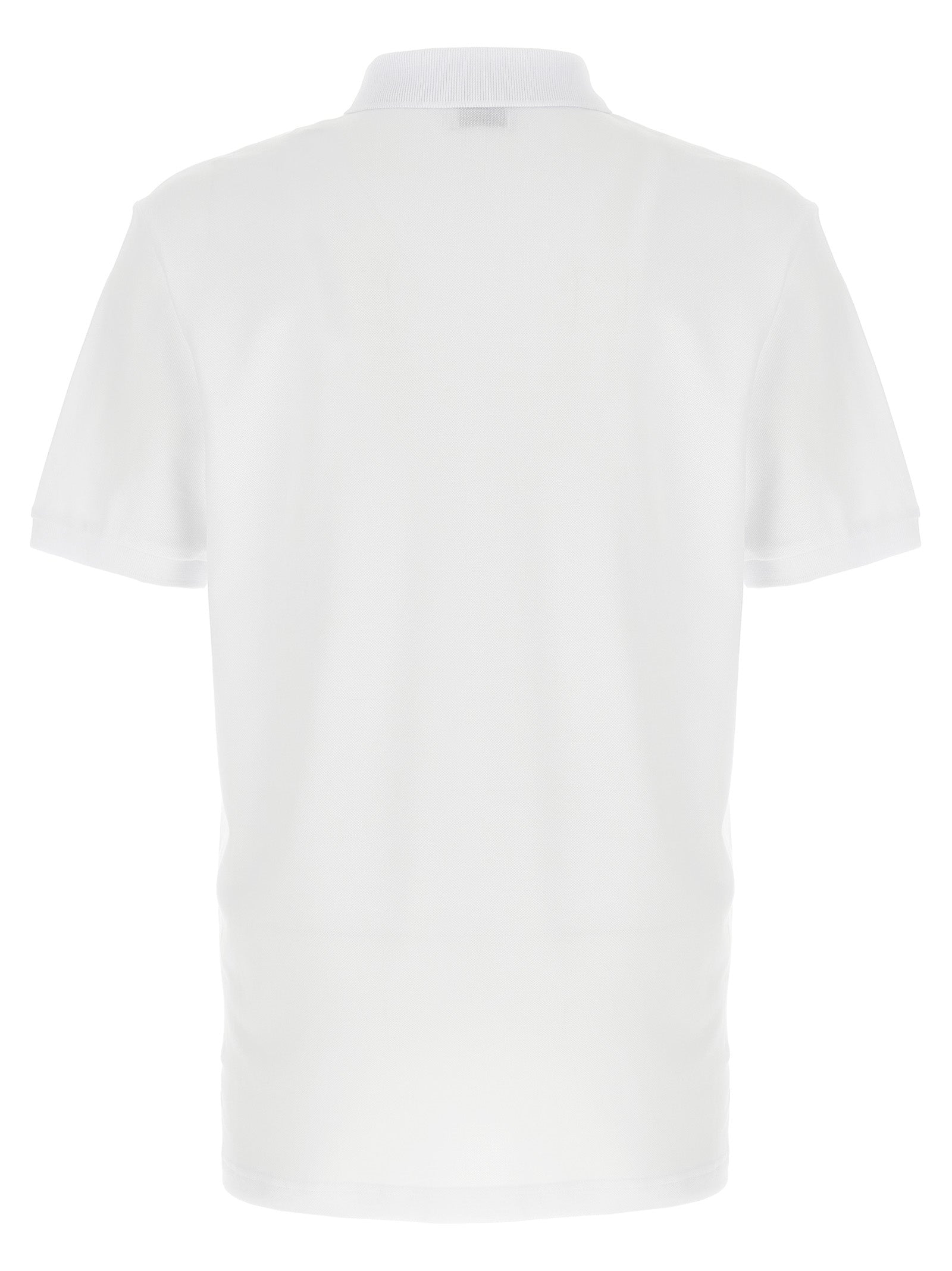 Moschino Weißes Poloshirt aus Baumwolle