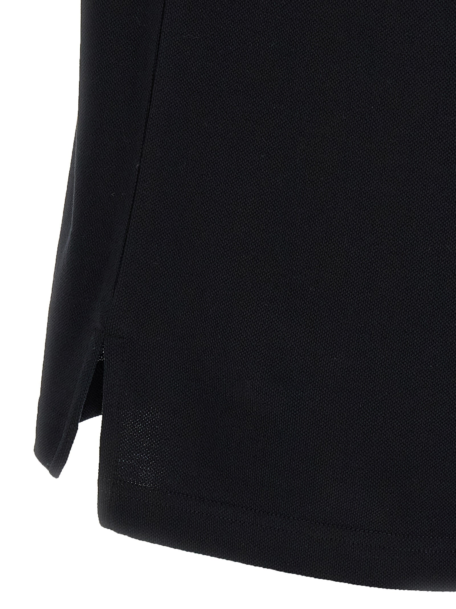 Moschino Schwarzes Baumwoll-Poloshirt