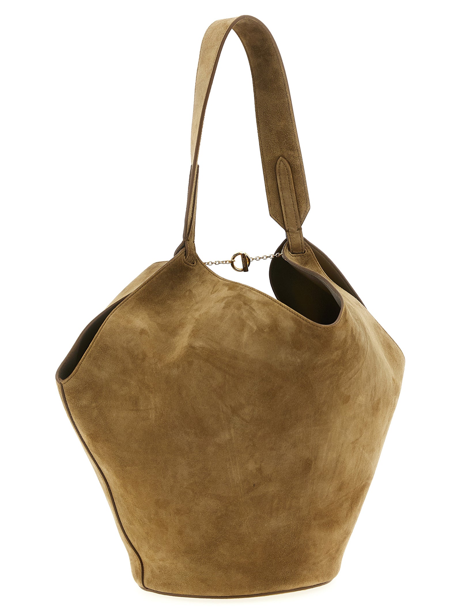 Khaite Braune Kalbsleder-Tote Bag
