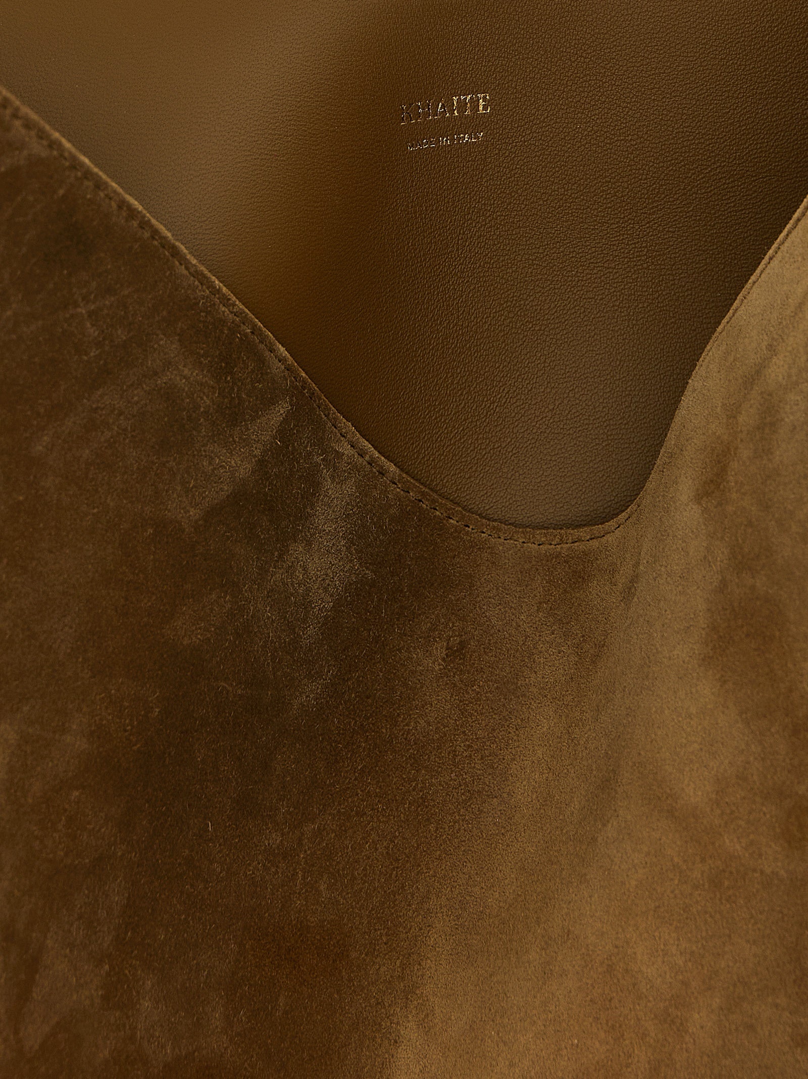 Khaite Braune Kalbsleder-Tote Bag