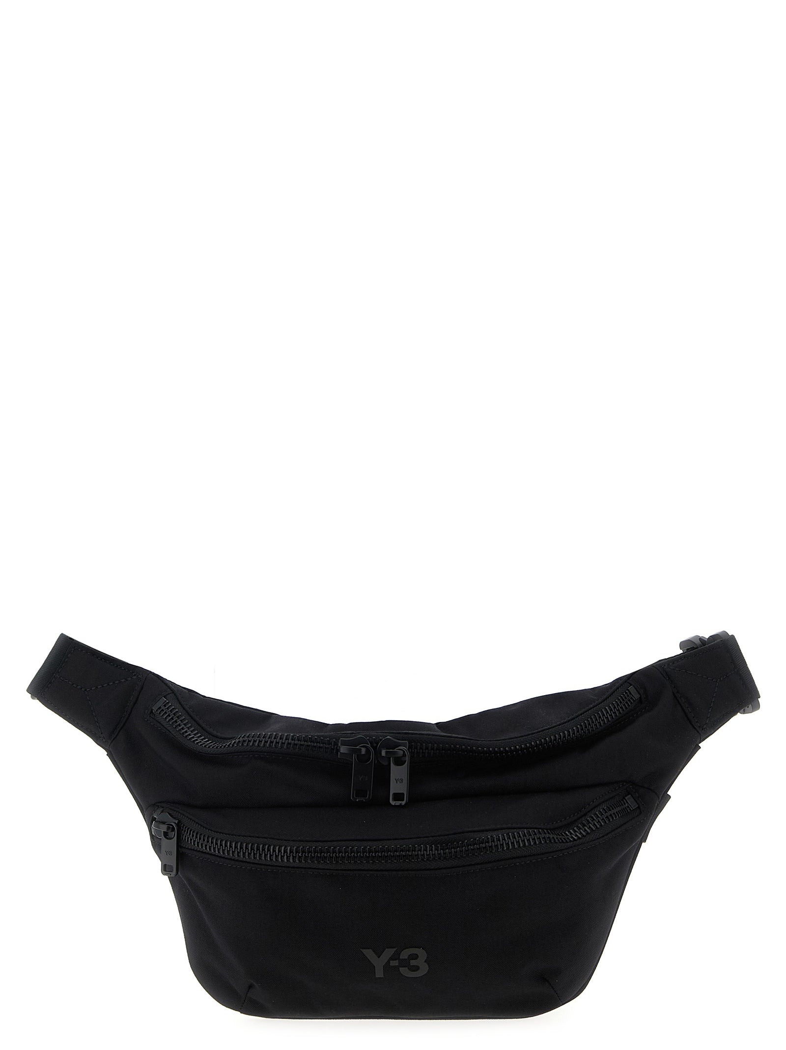Y-3 Schwarze Crossbody-Tasche aus Polyamid