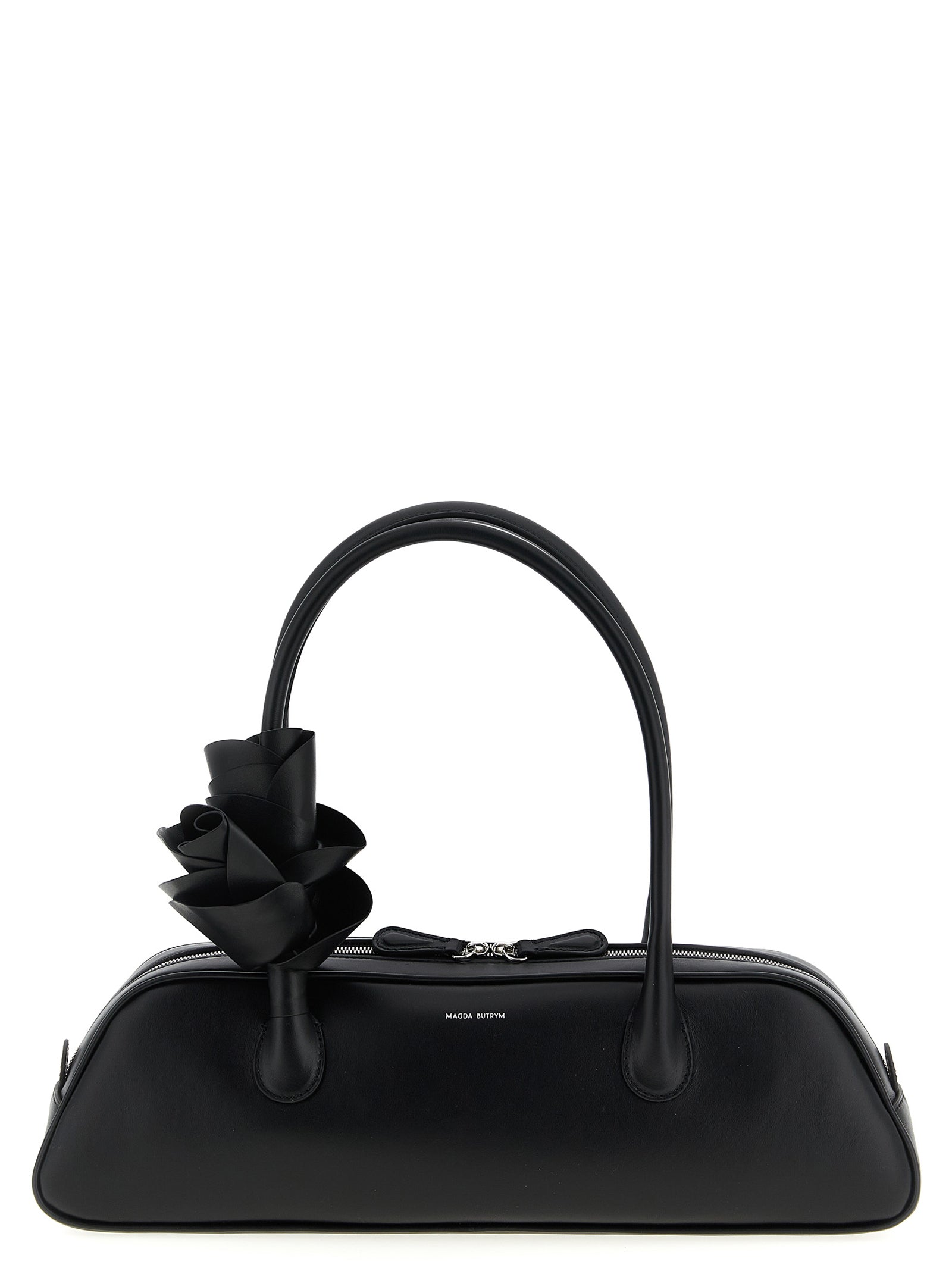 Magda Butrym Schwarze Kalbsleder-Schultertasche