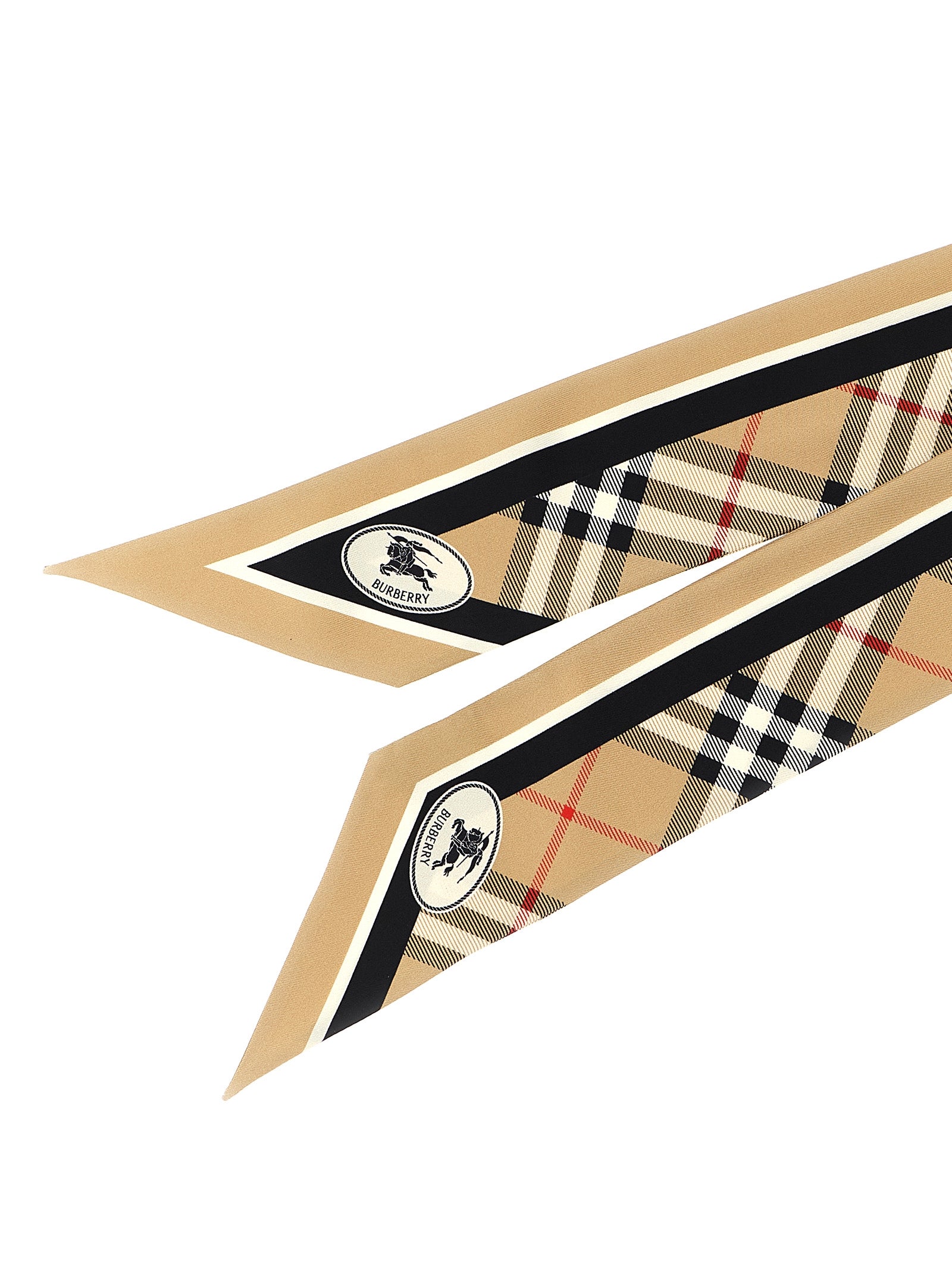Burberry Beige Satin-Tuch