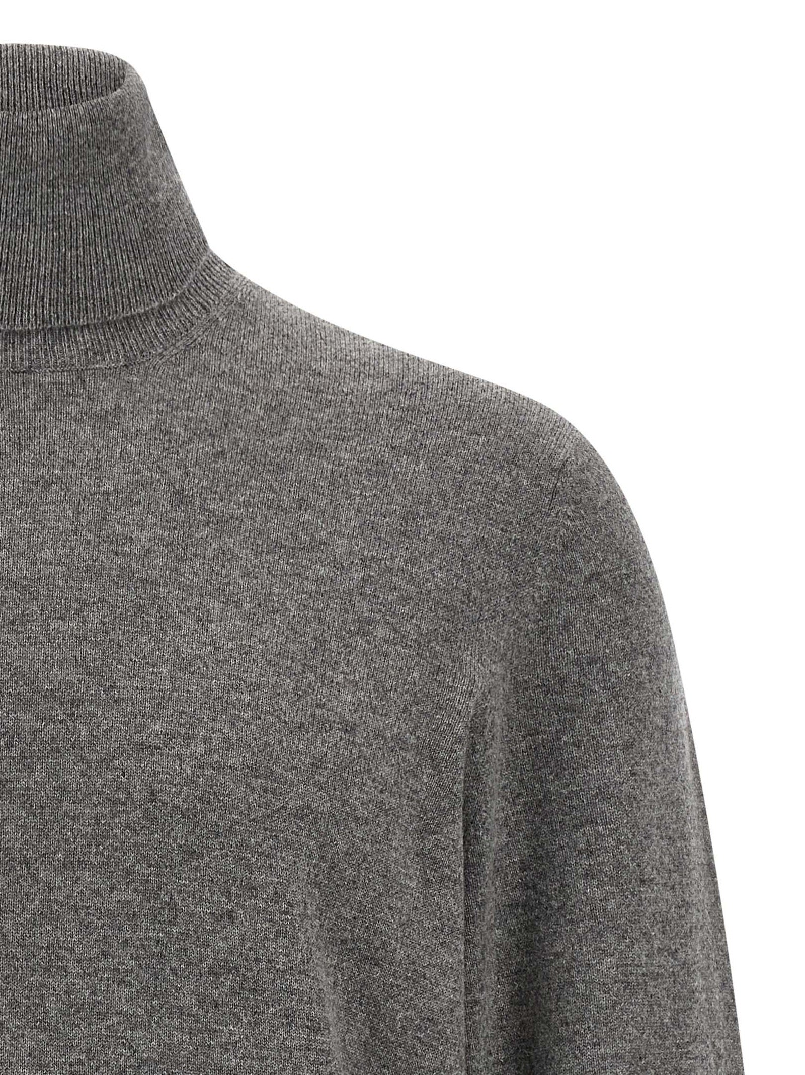 Brunello Cucinelli Grauer Kaschmir-Strickjacke