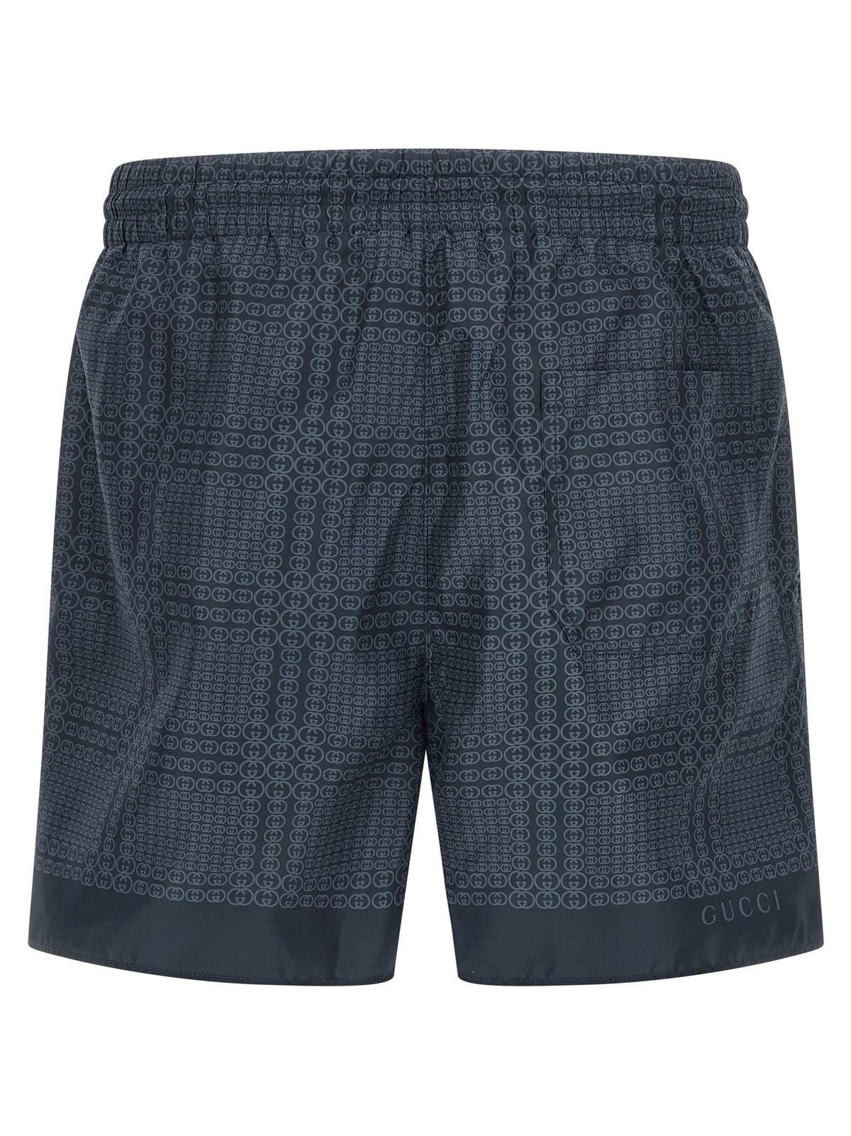 Gucci Blaue Badeshorts aus Polyester