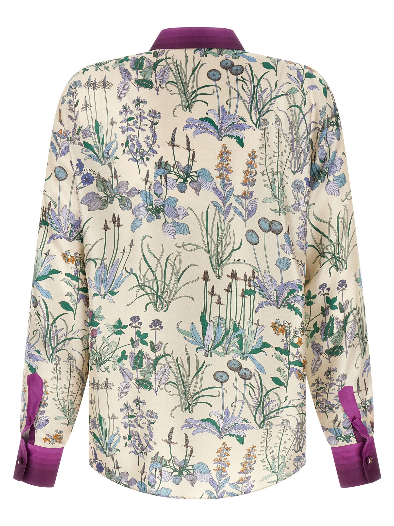 Gucci Mehrfarbige Seidenbluse