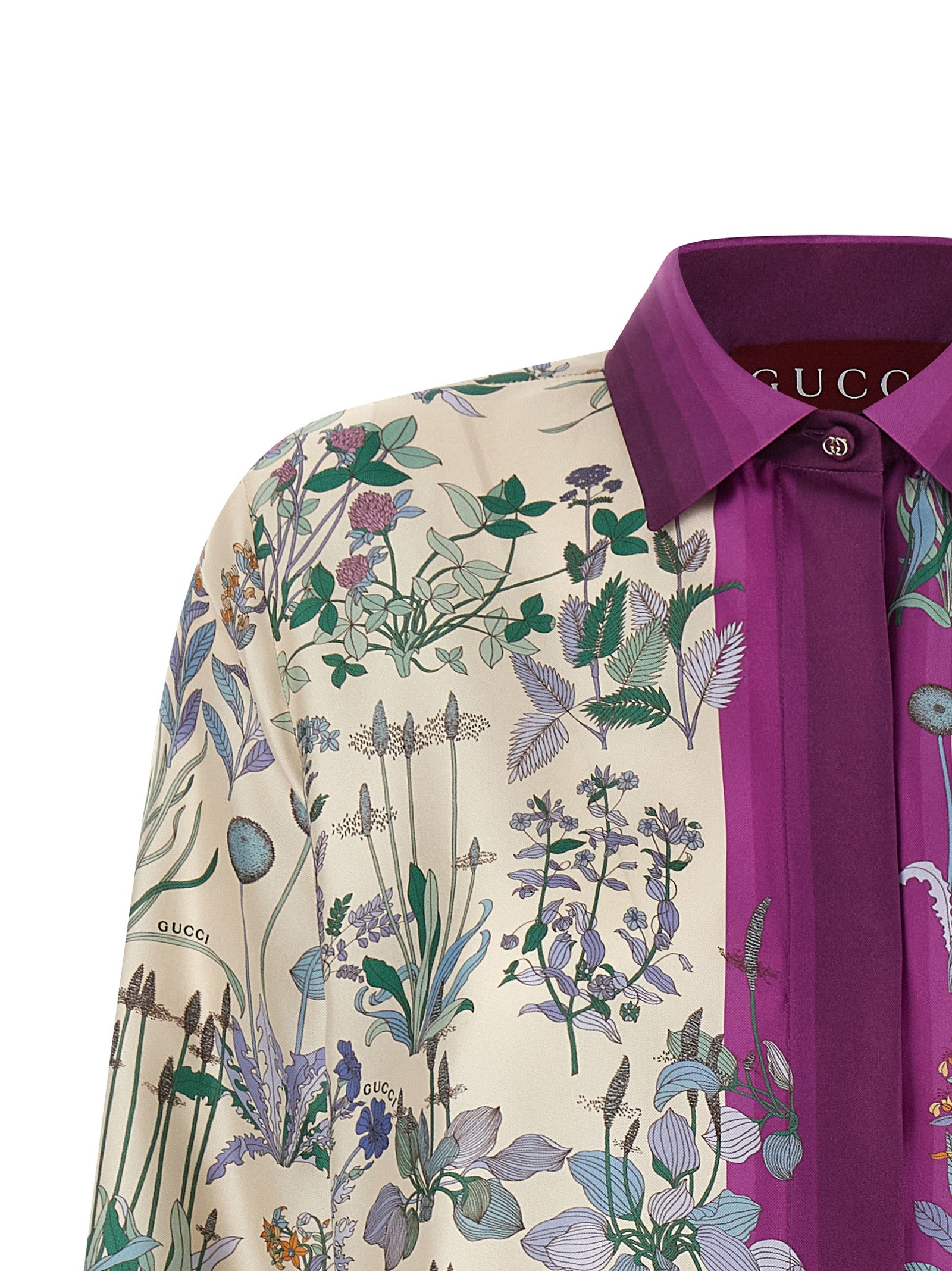 Gucci Mehrfarbige Seidenbluse