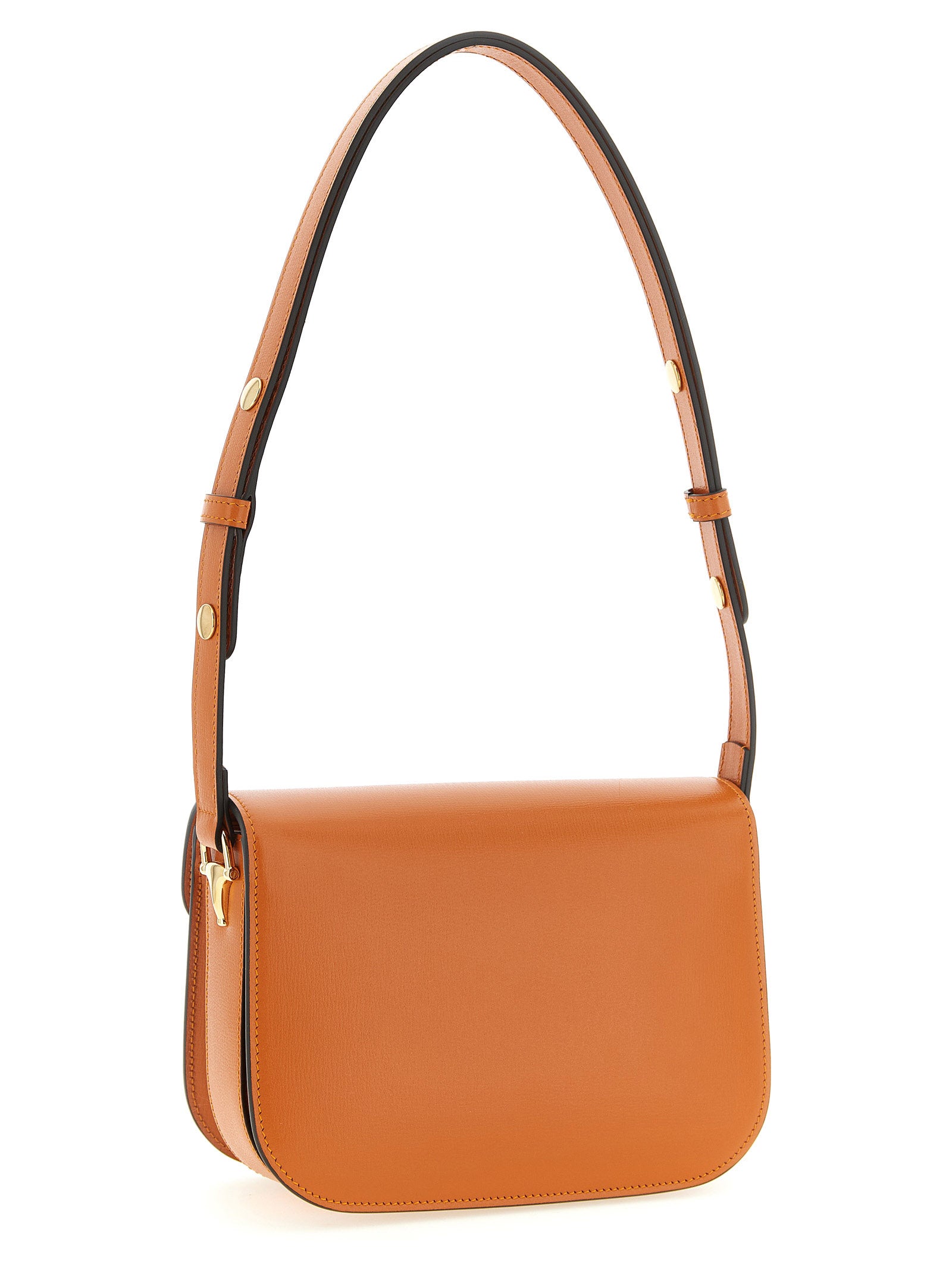 Gucci Orange Kalbsleder Schultertasche