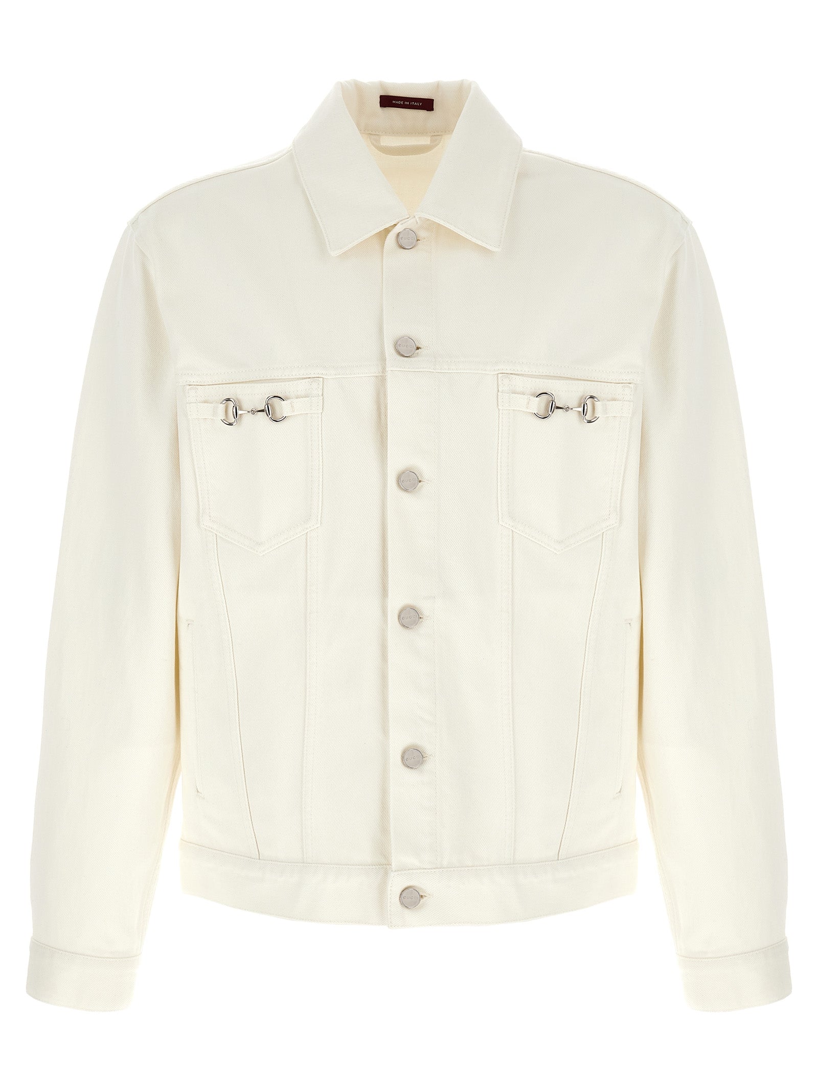 Gucci Weiße Jeansjacke aus Baumwolle