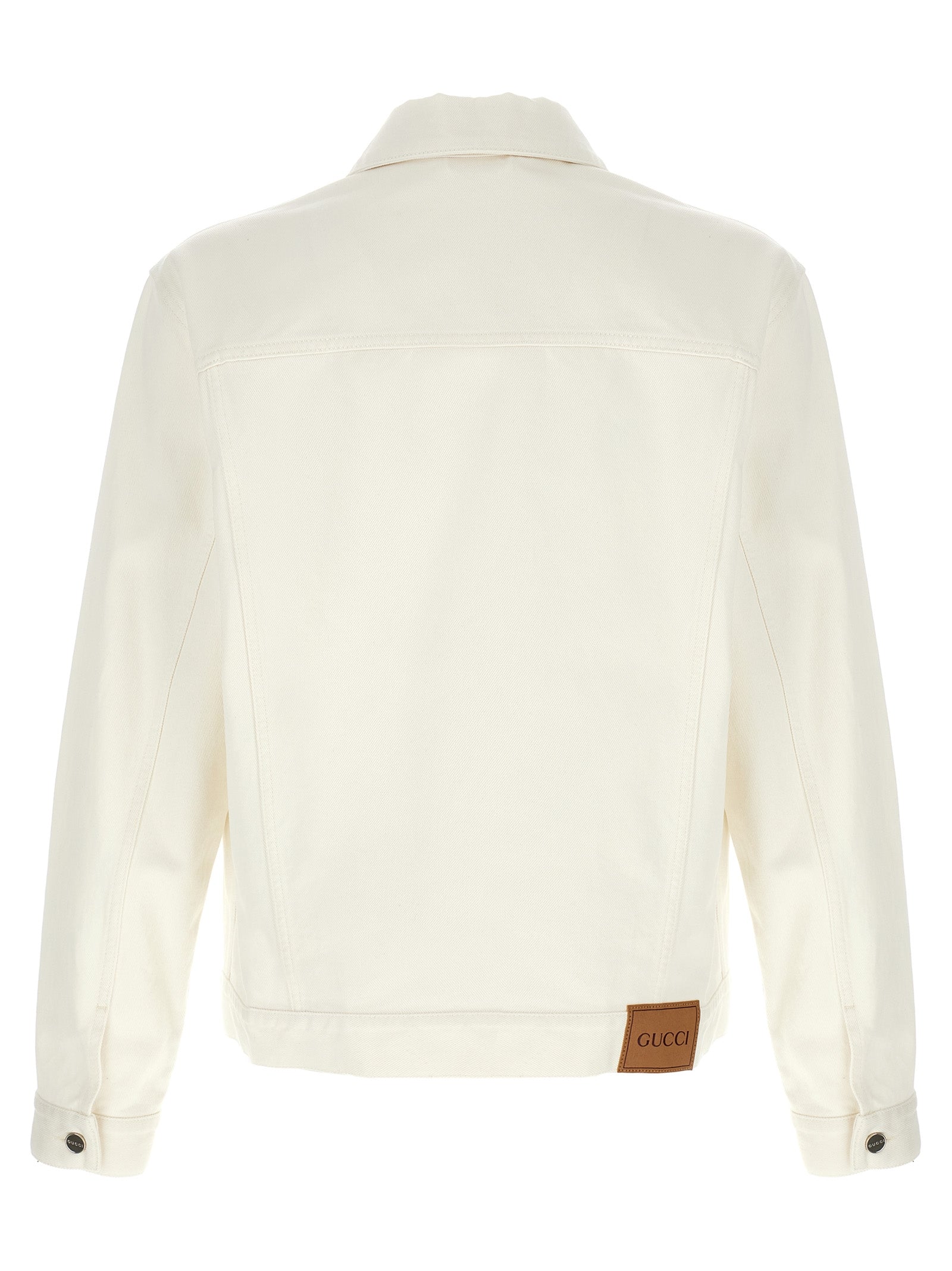 Gucci Weiße Jeansjacke aus Baumwolle