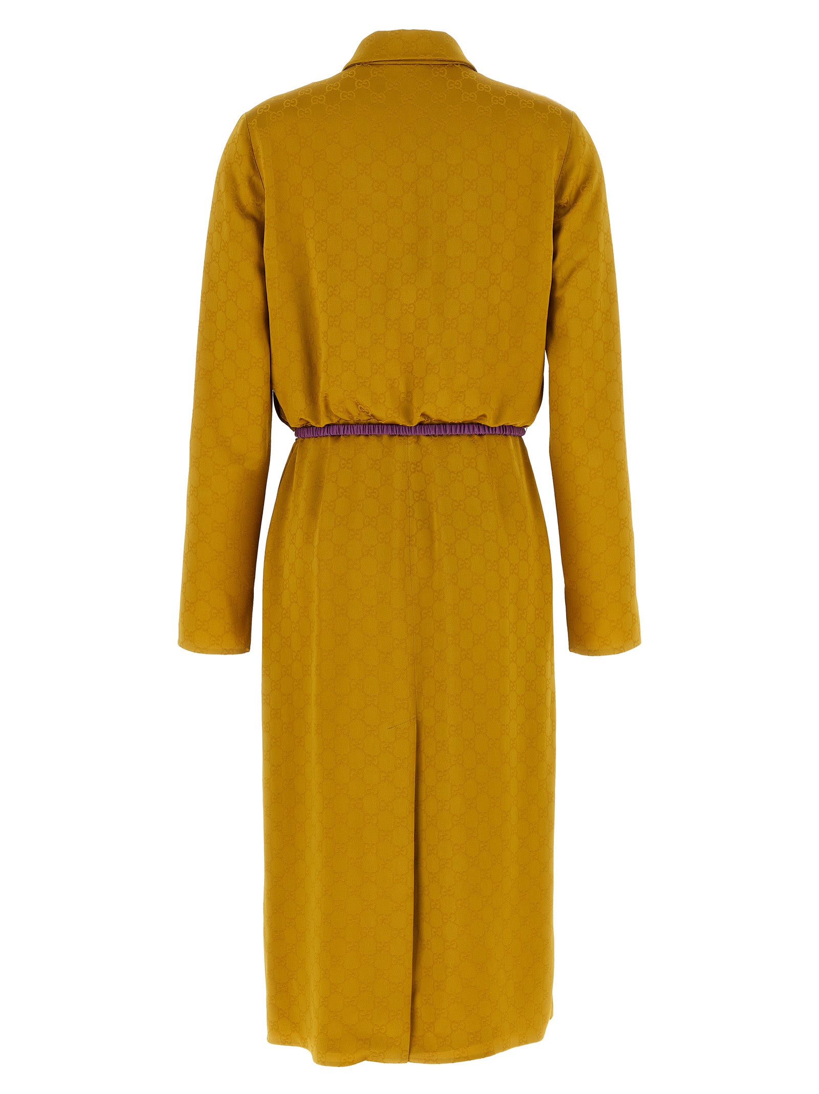 Gucci Zweifarbige Midi-Strickkleid aus Viskose