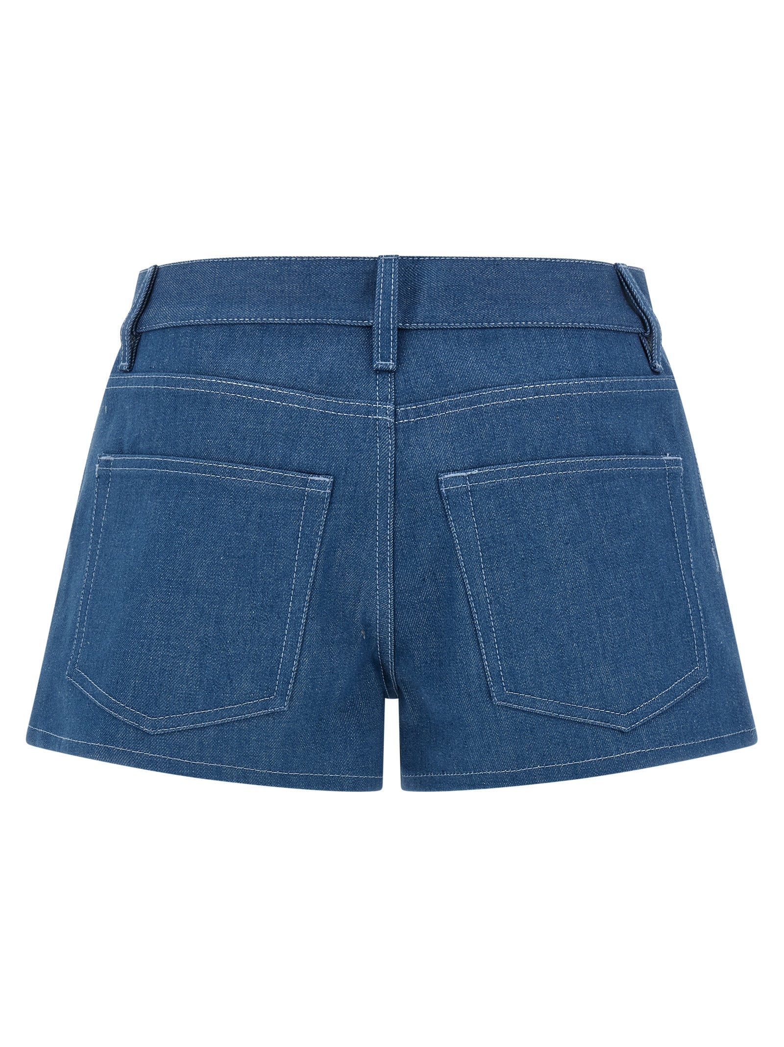 Gucci Blaue Baumwoll-Bermudashorts