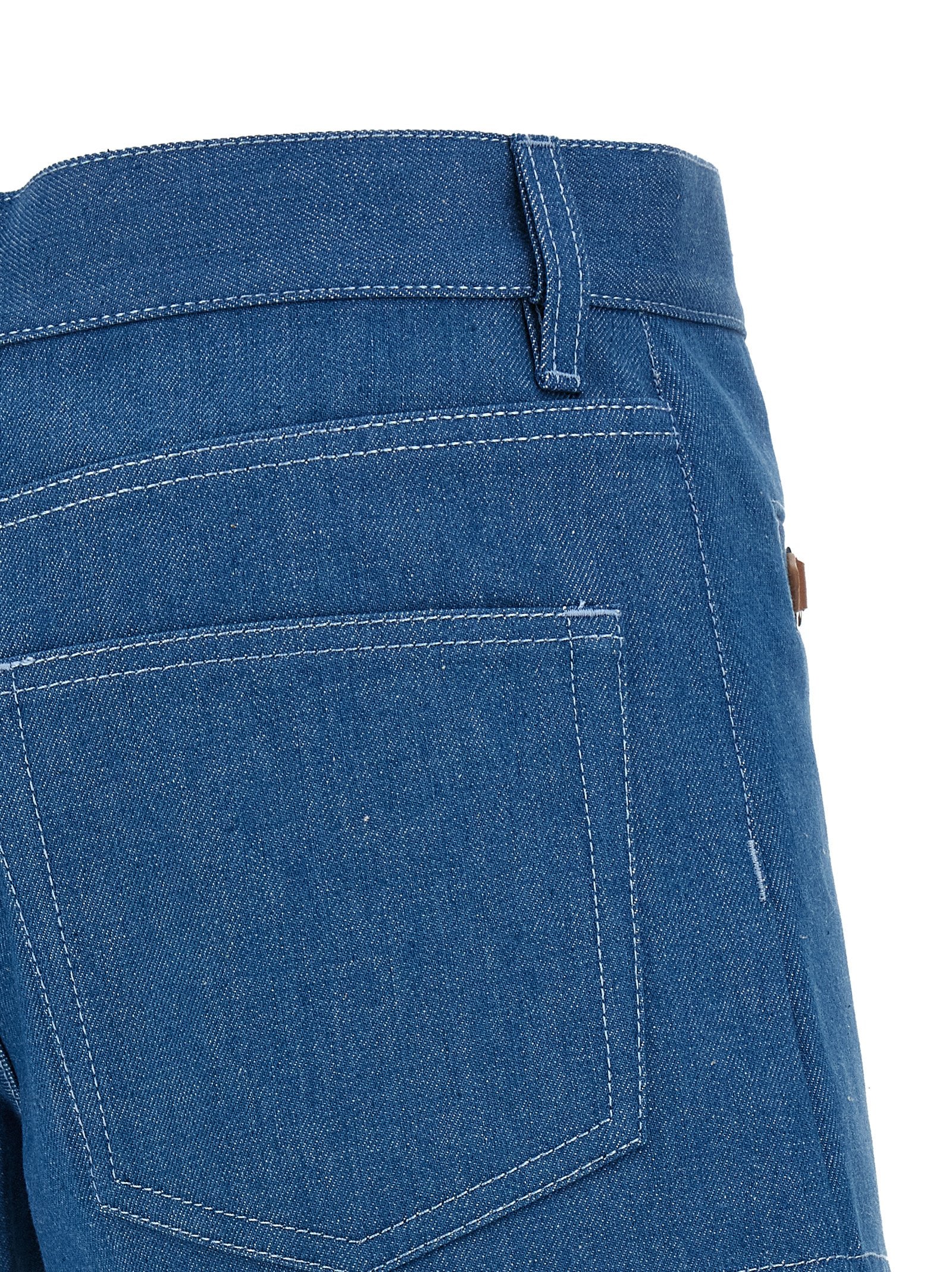 Gucci Blaue Baumwoll-Bermudashorts