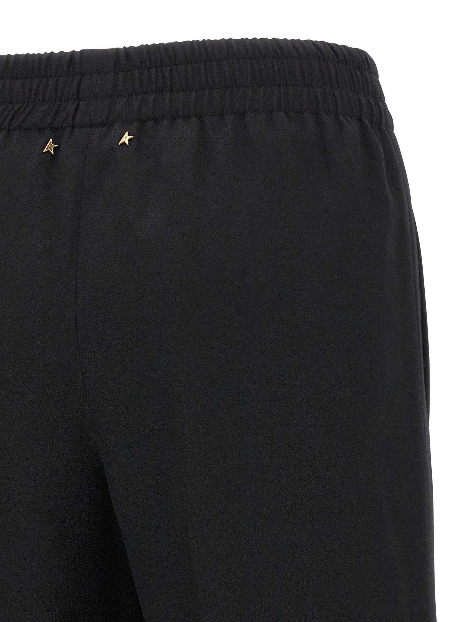 Golden Goose Schwarze Hose aus reiner Schurwolle