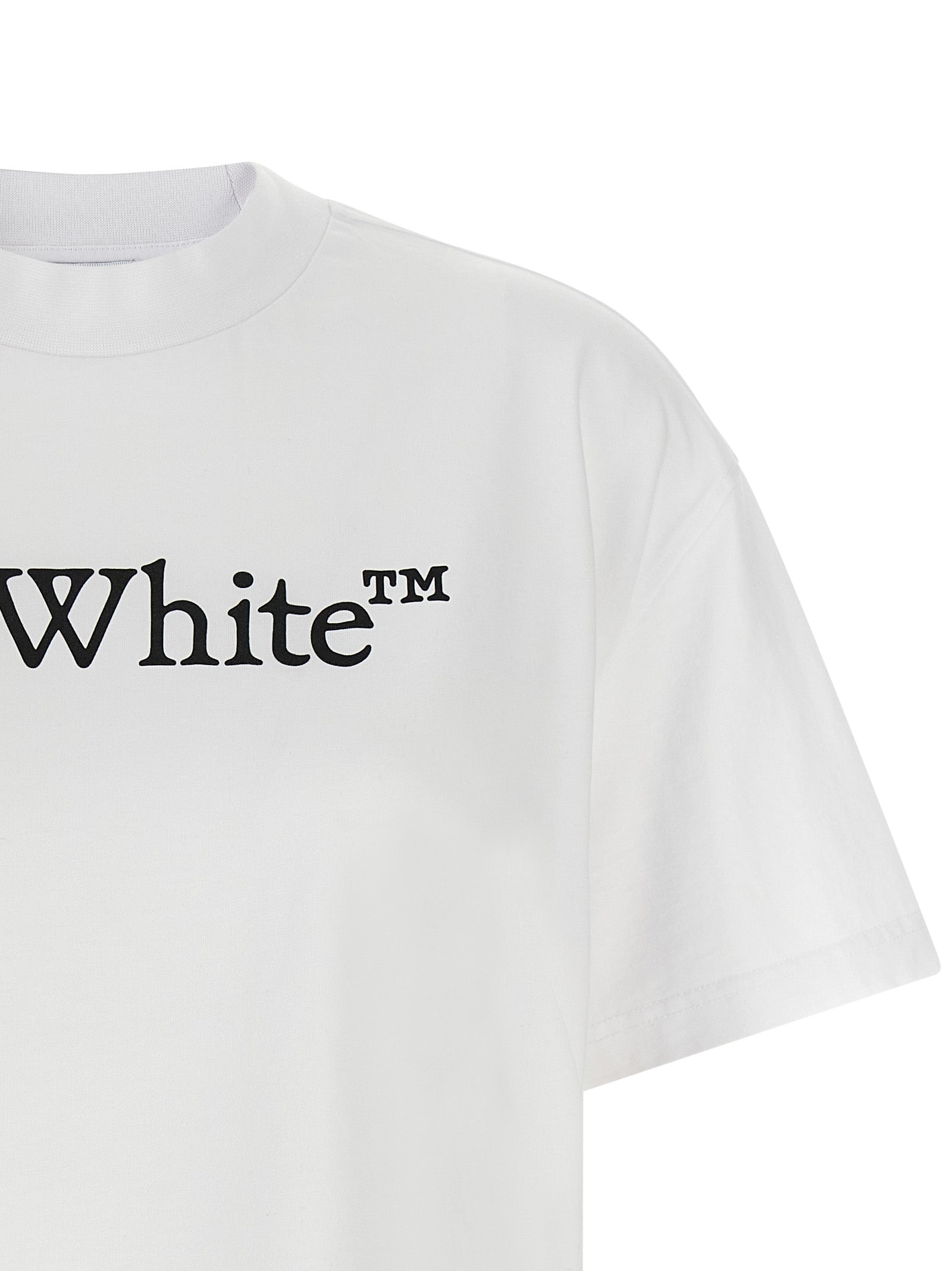 Off-White Weißes Baumwoll-T-Shirt