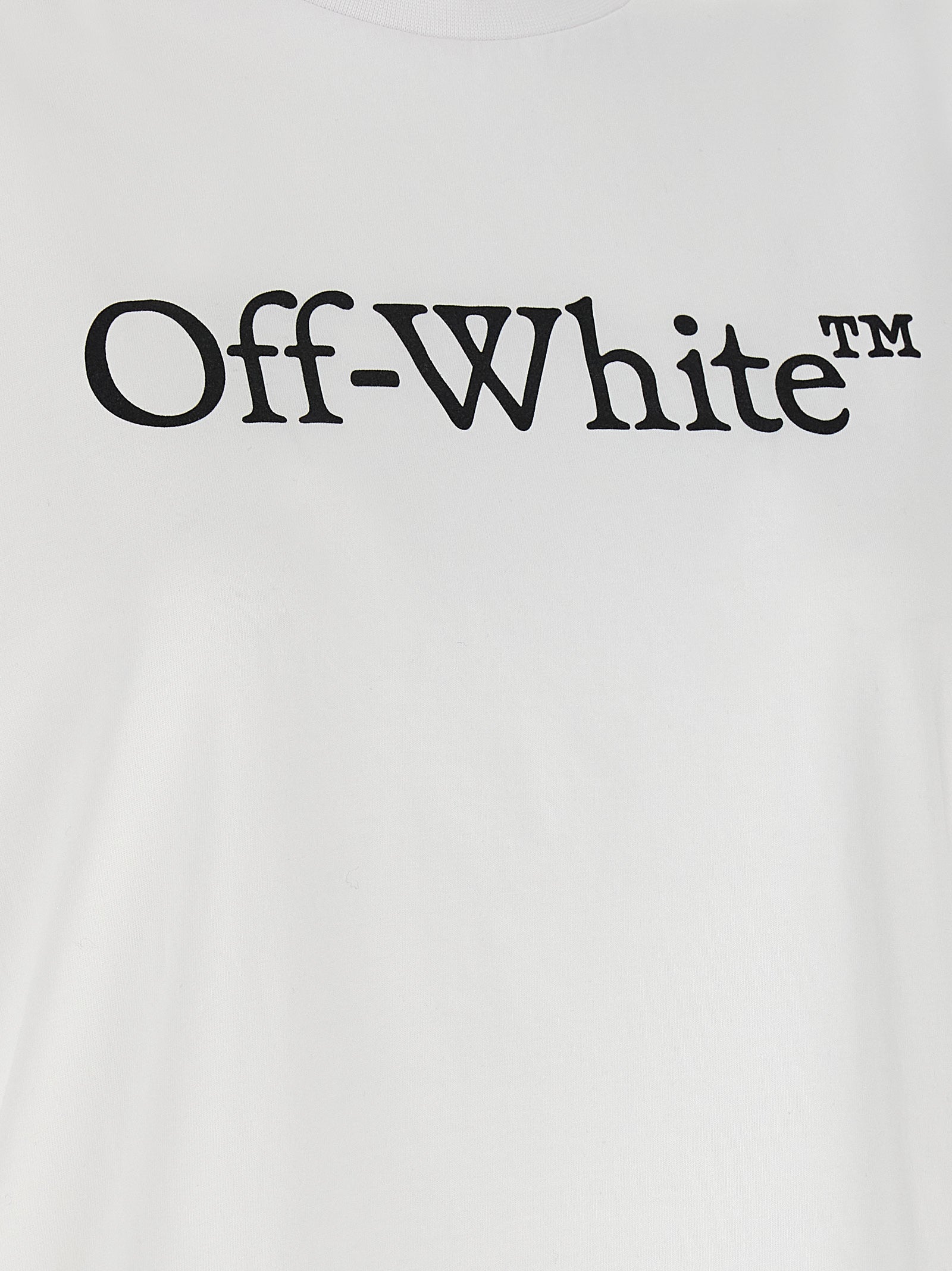 Off-White Weißes Baumwoll-T-Shirt