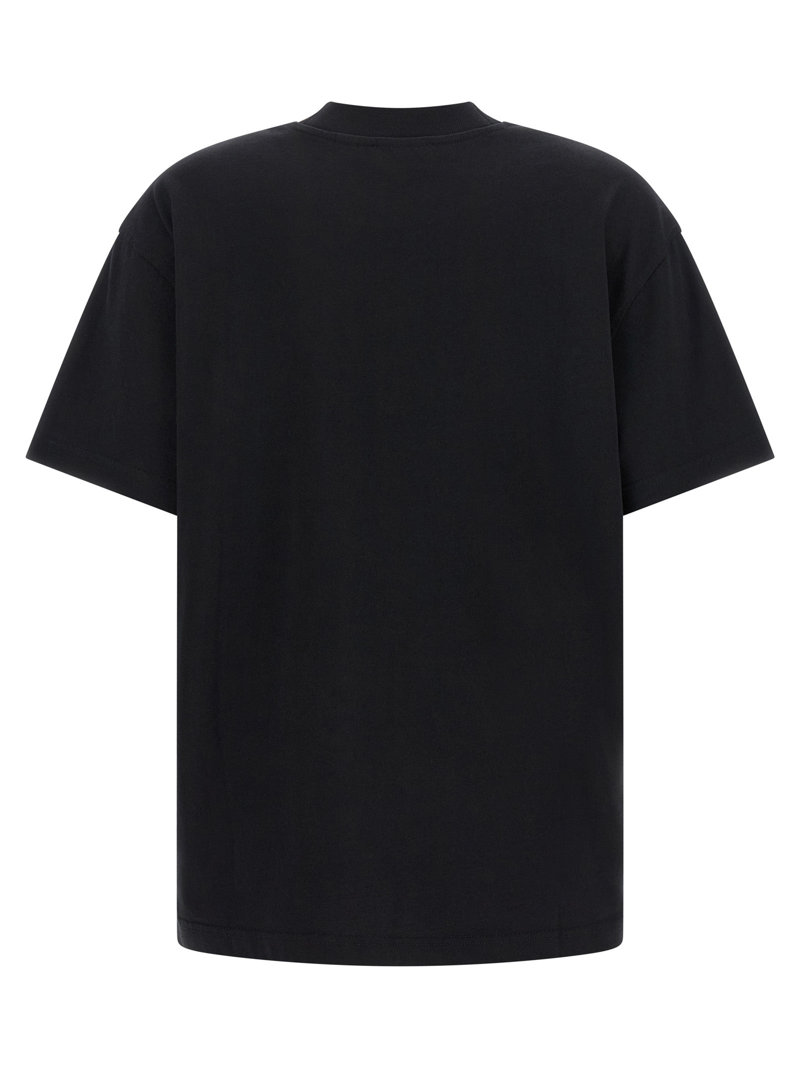 Off-White Schwarzes Baumwoll-T-Shirt