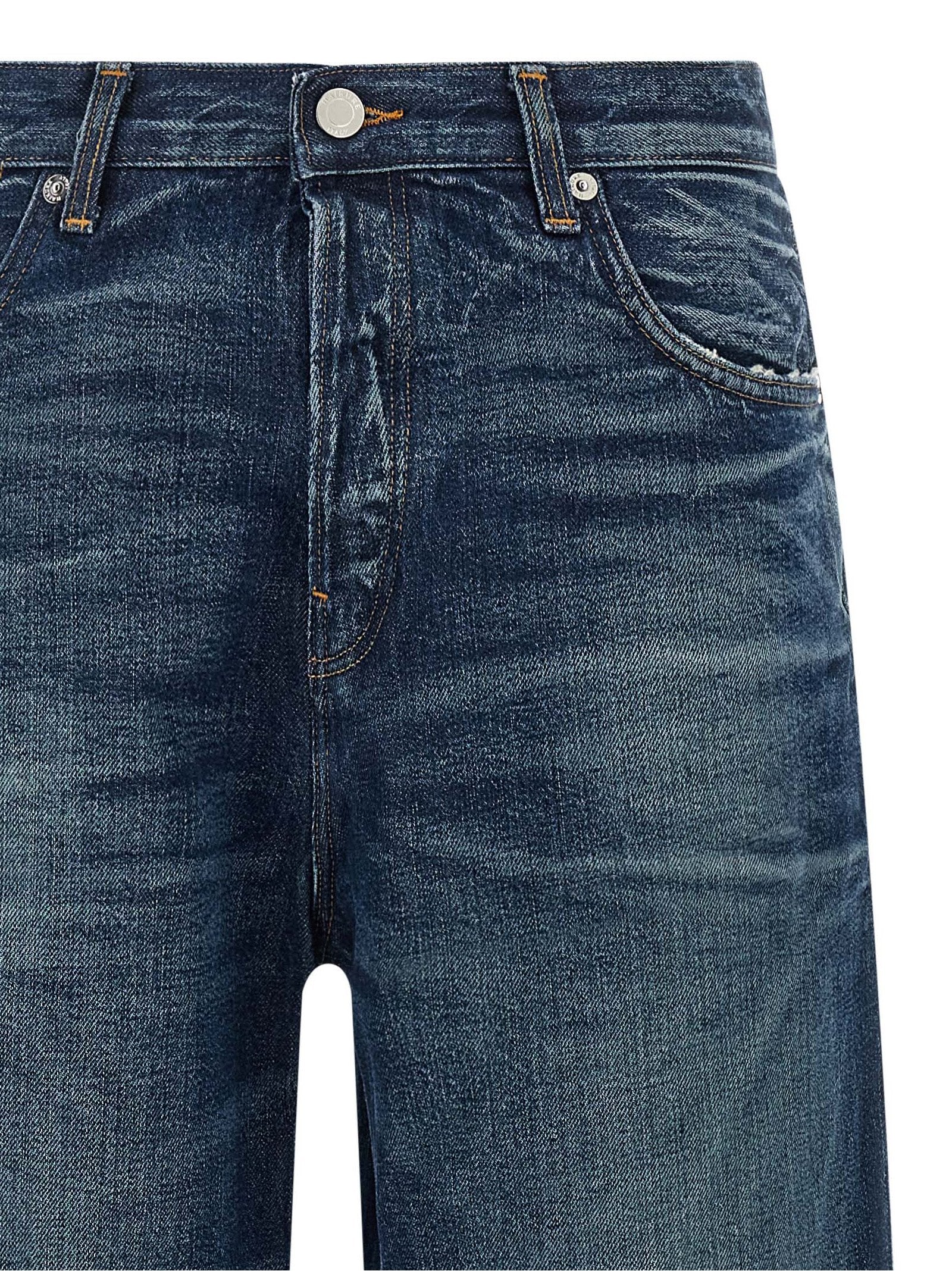 Haikure Blaue Baumwolljeans Denim