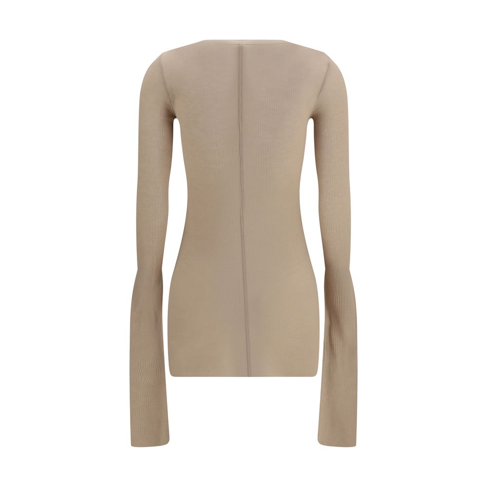 Rick Owens Beige Viskose-Hemd