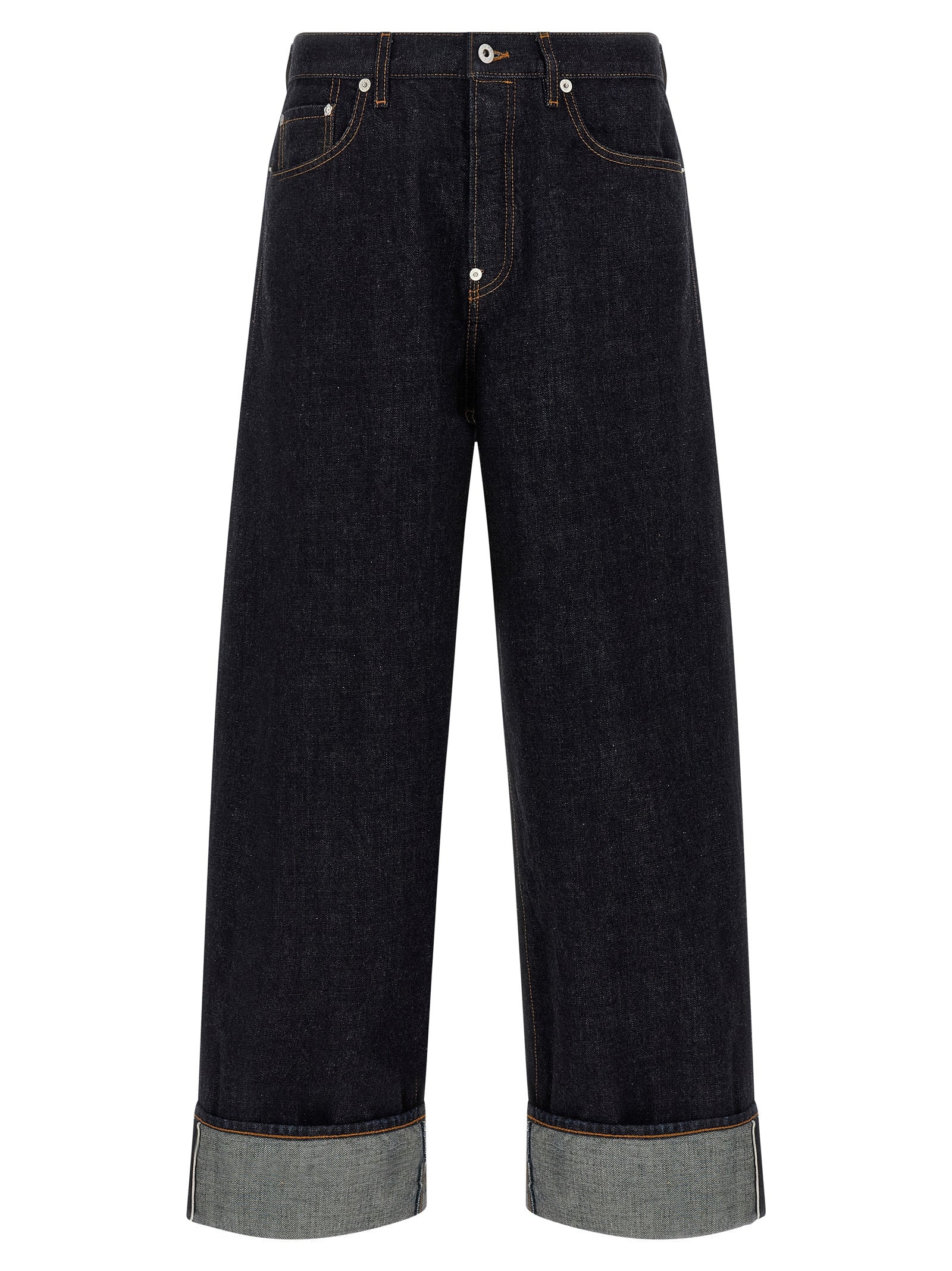 Kenzo Blaue Jeans aus Baumwolle im geraden Schnitt