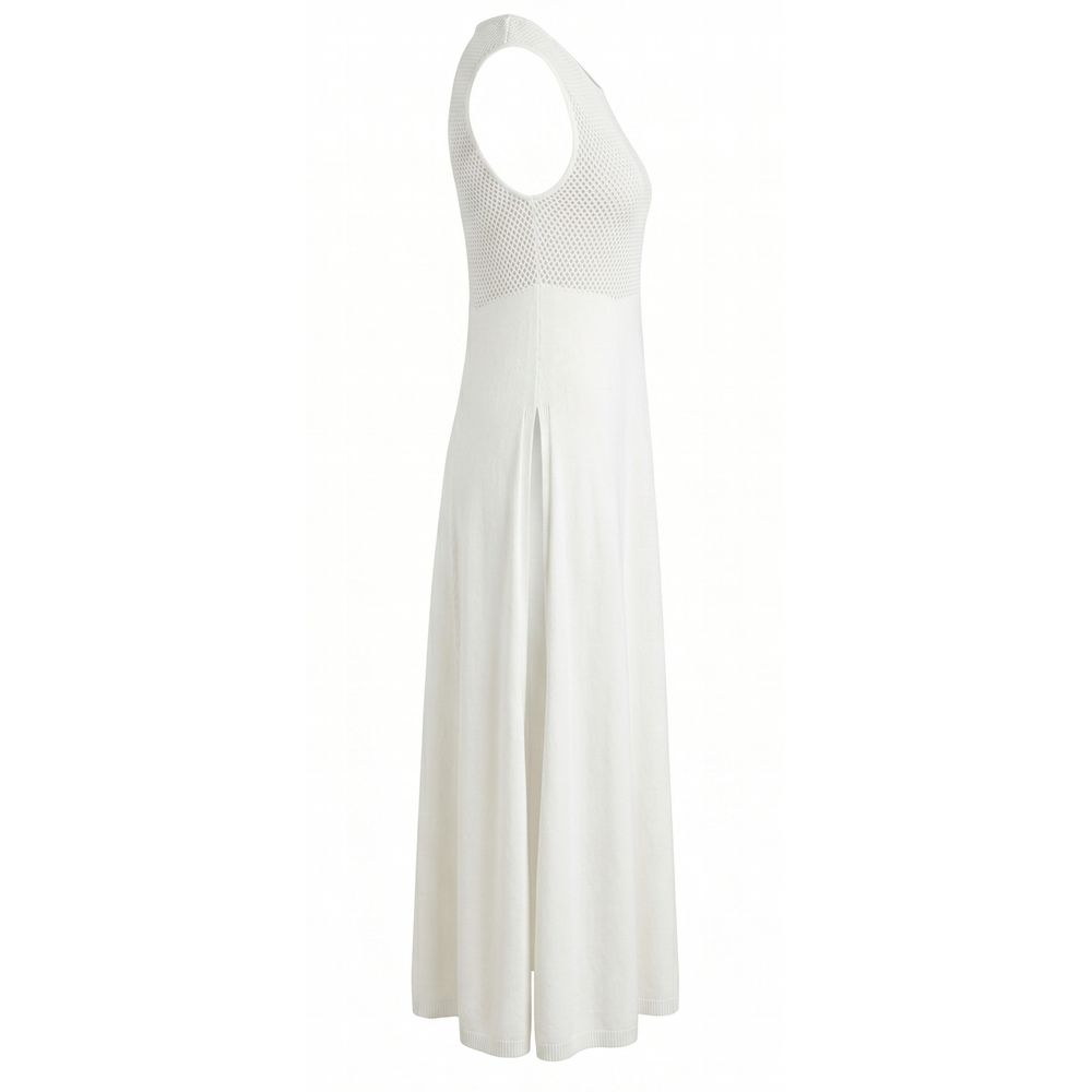 Malo Weißes Seidenkleid für Damen