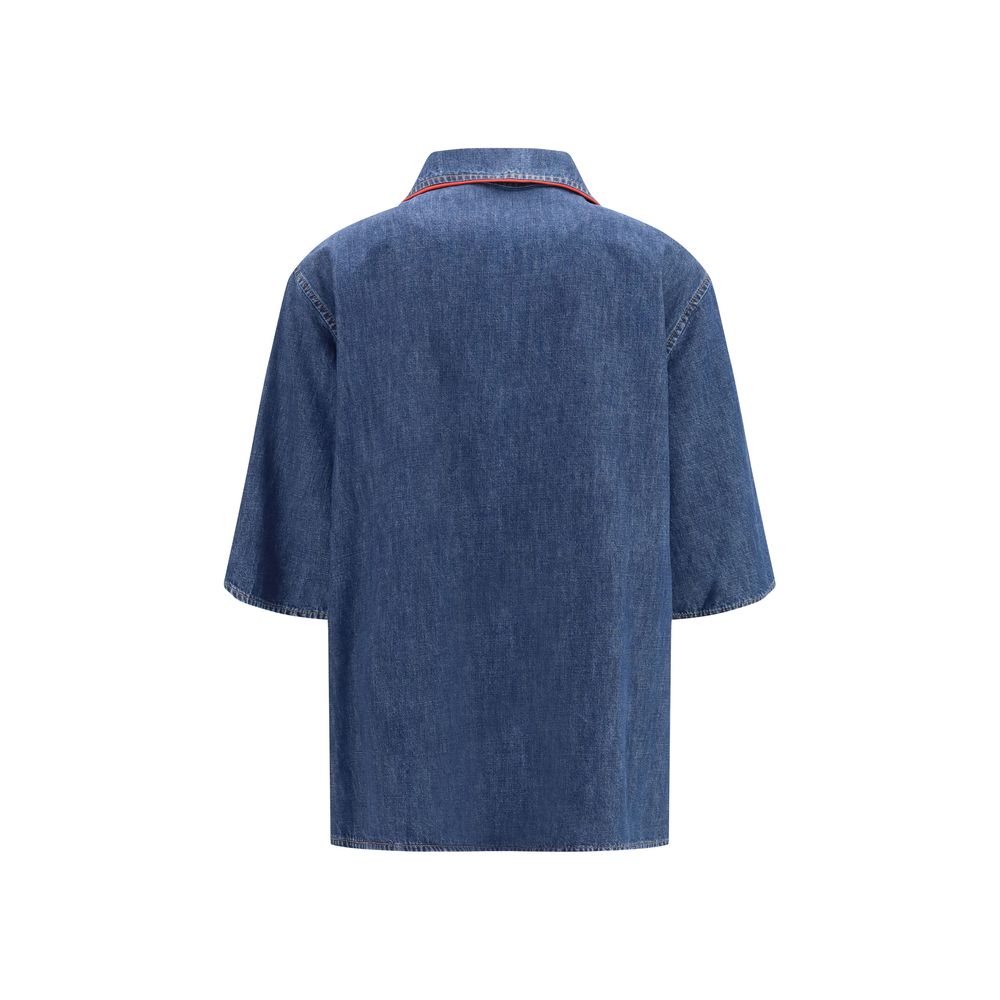 Valentino Garavani Blaues Denim-Hemd
