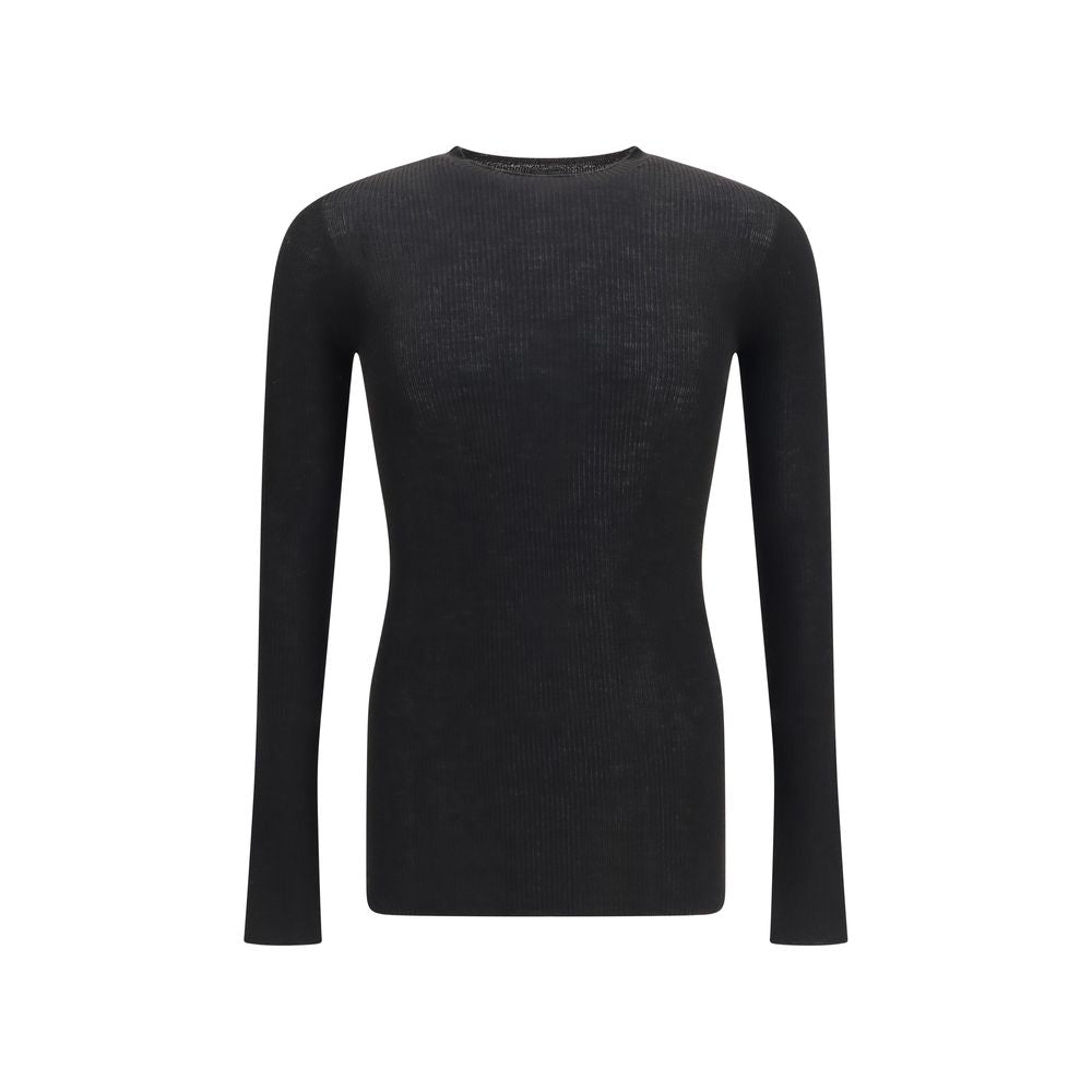 Rick Owens Pullover aus Wolle Oves Aries in Schwarz