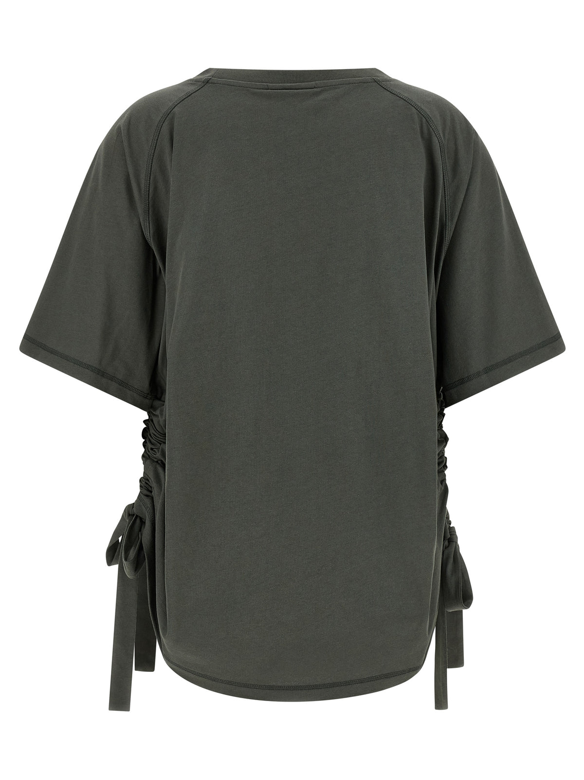 Ganni Grauer Bio-Baumwoll-Sportswear