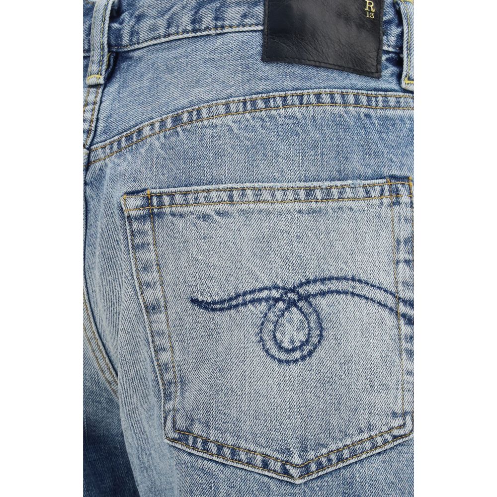 R13 Blaue Baumwolljeans Denim