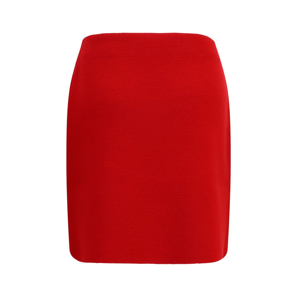 Fabiana Filippi Minirock aus Multicolor-Schurwolle Oves Aries