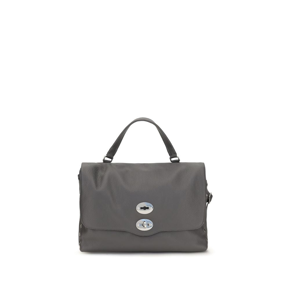 Zanellato Graue Kalbsleder Bos Taurus Schultertasche