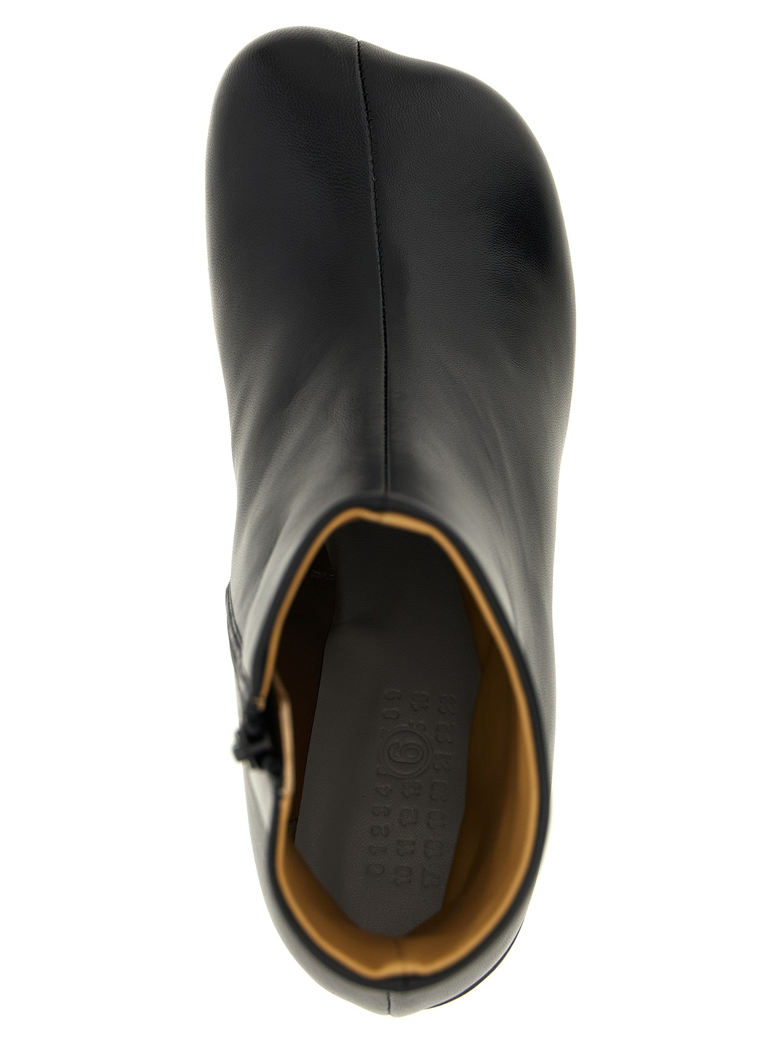 MM6 Maison Margiela Schwarze Ankle Boots aus Polyester