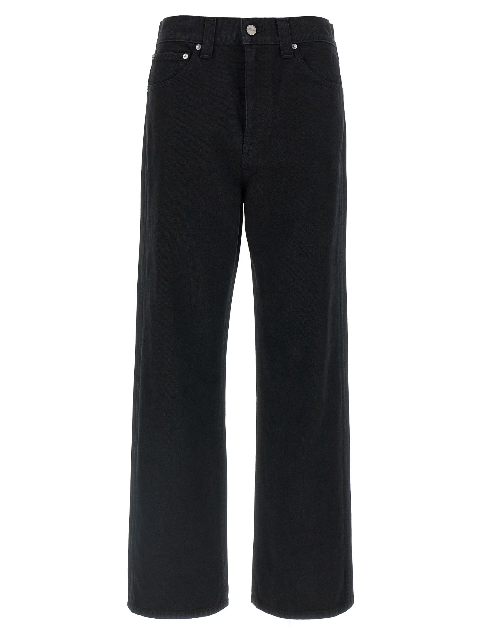 Khaite Schwarze Baumwolljeans Denim