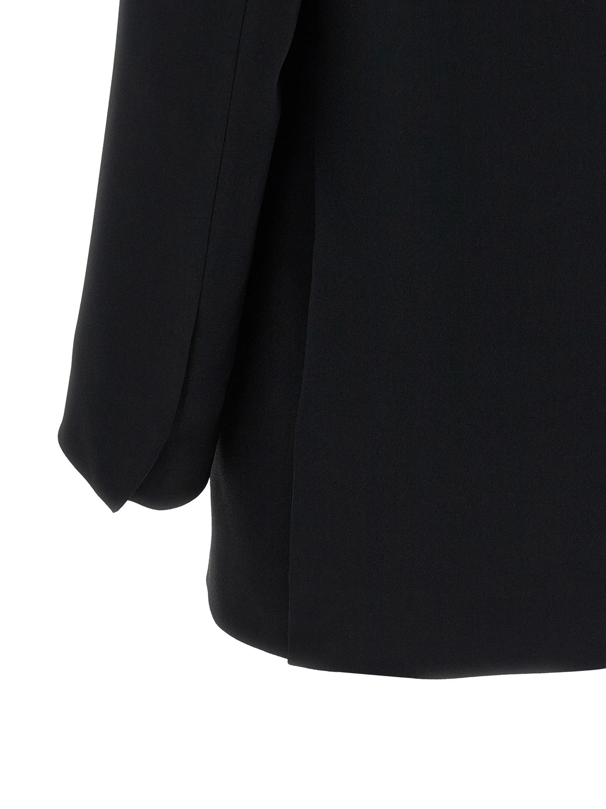 Dries Van Noten Schwarzer Blazer aus Polyester