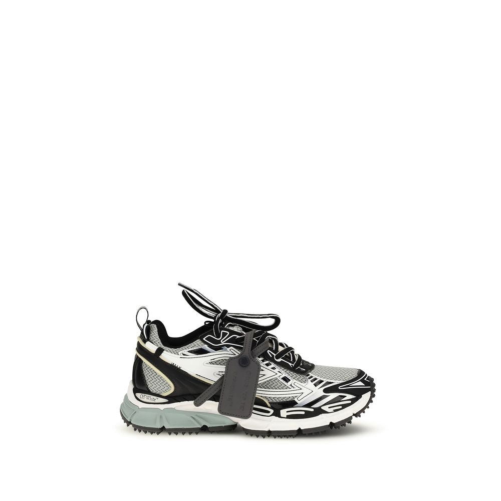 Off-White Graue Sportschuhe aus Polyester
