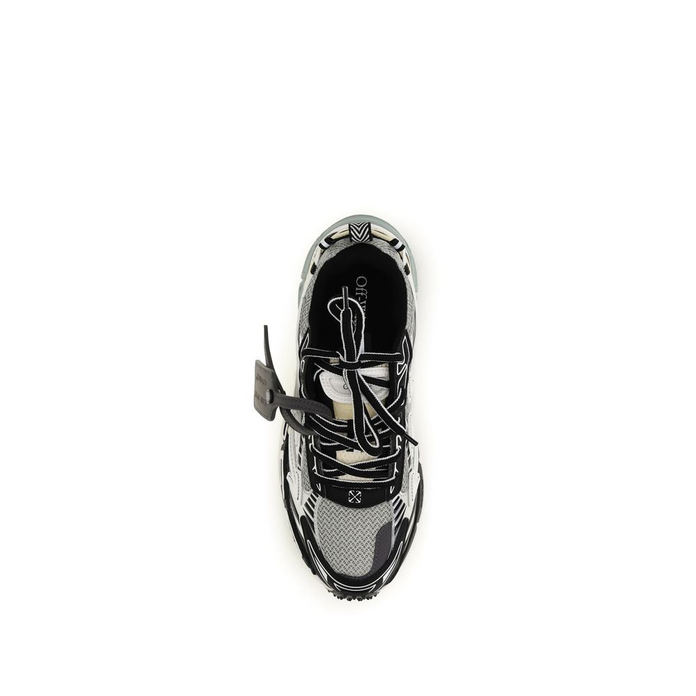 Off-White Graue Sportschuhe aus Polyester