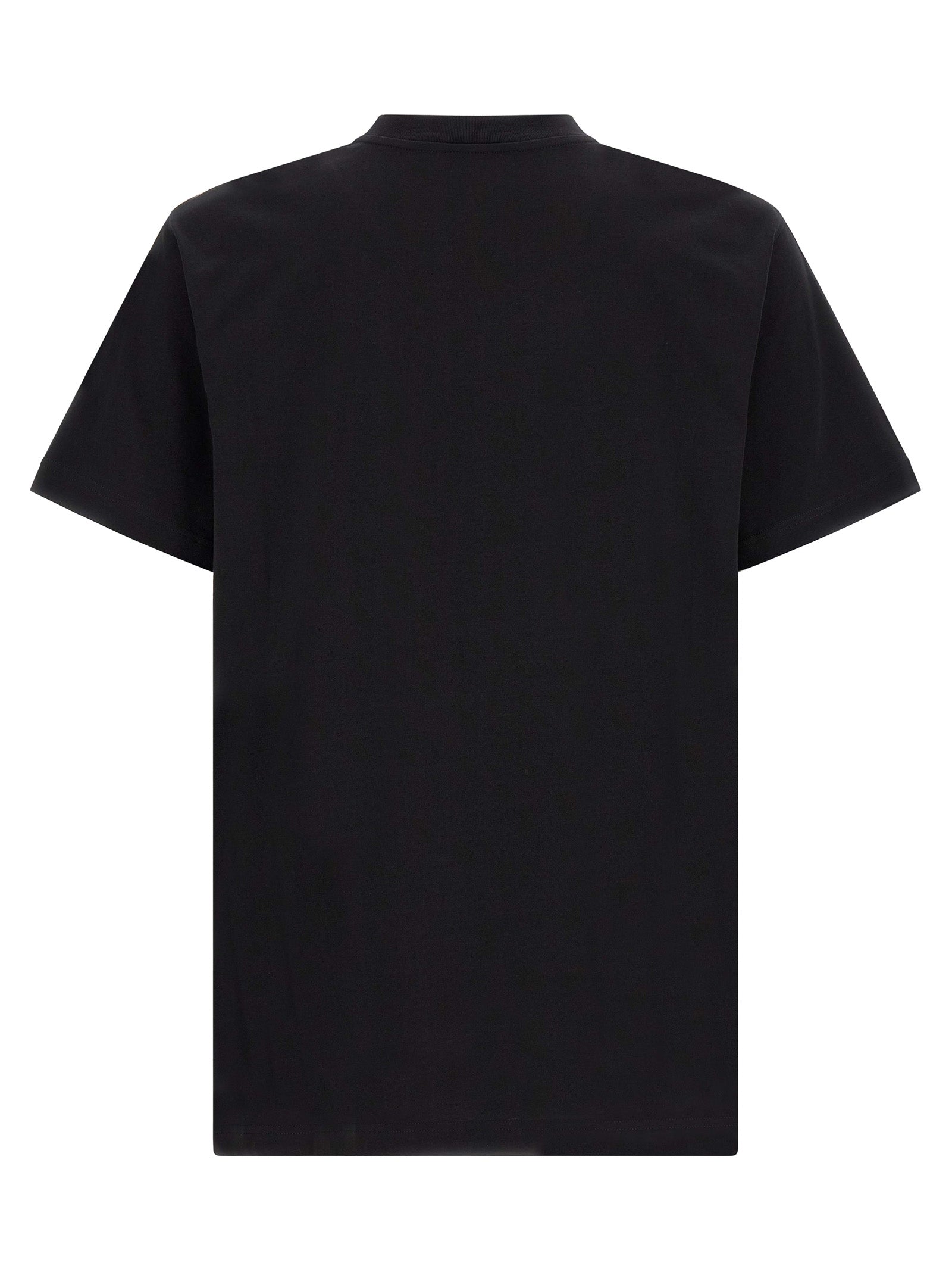 Moschino Schwarzes Baumwoll-T-Shirt