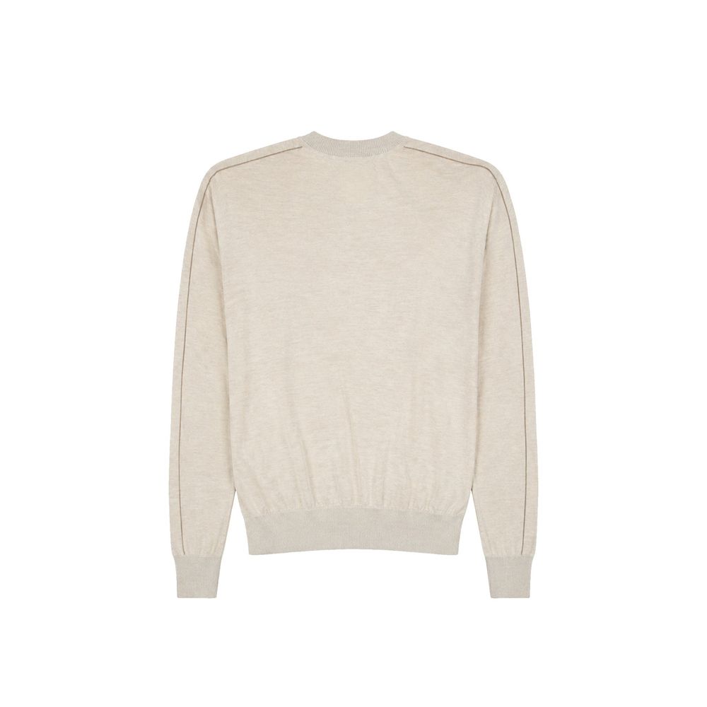 Brunello Cucinelli Beige Kaschmir-Sweatshirt
