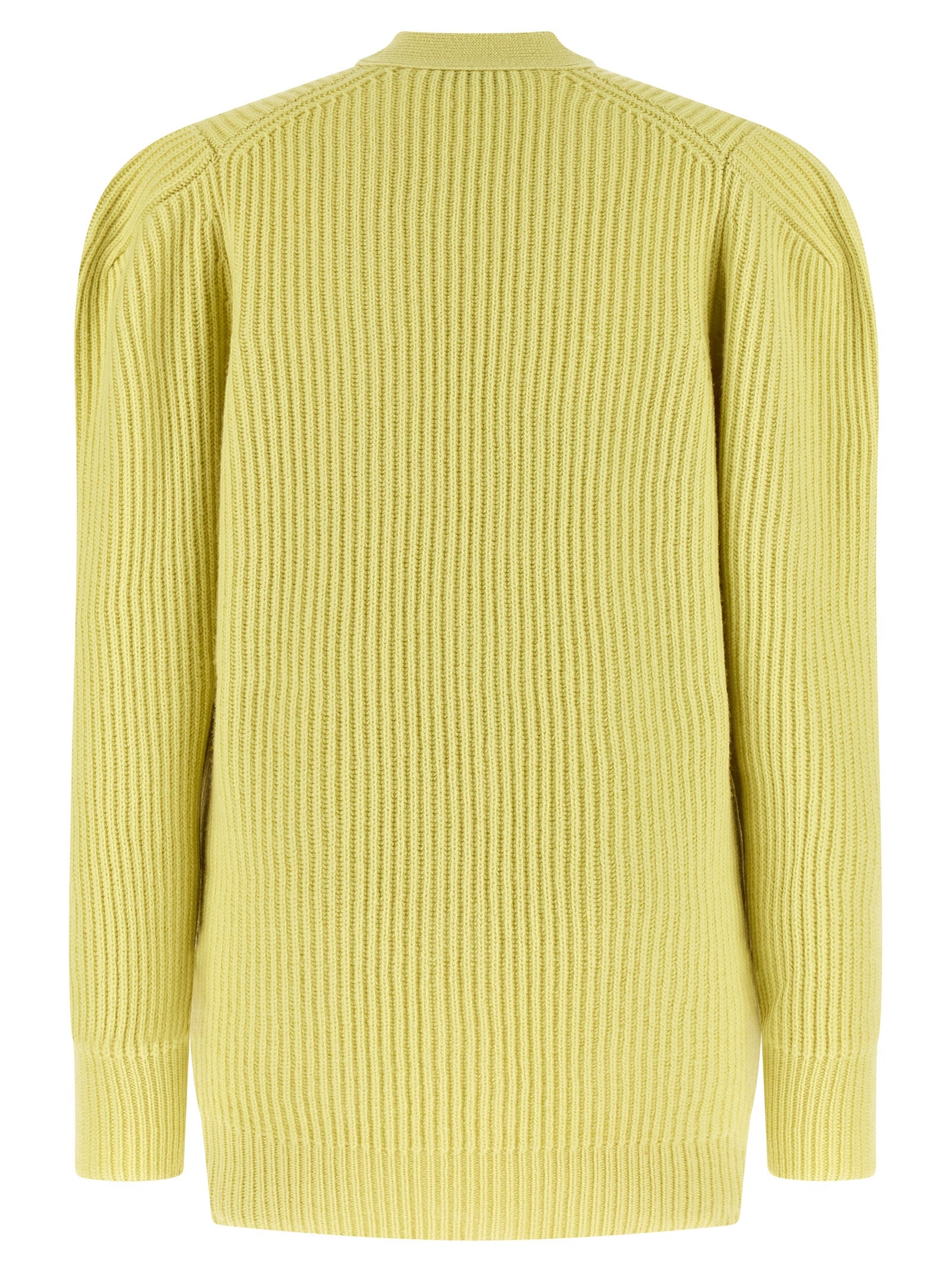 Stella McCartney Zweifarbige Strickjacke aus reiner Schurwolle