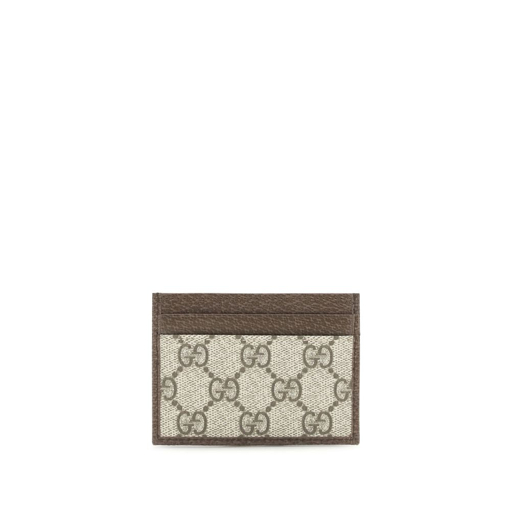 Gucci Brauner Kartenhalter aus Polyethylen