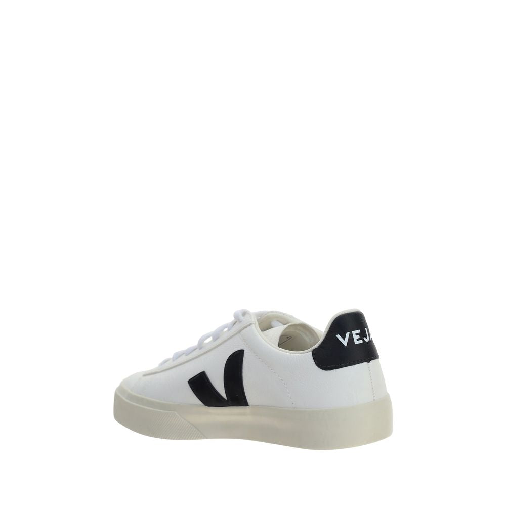 Veja Weiße Low-Top-Sneaker aus Kalbsleder Bos Taurus