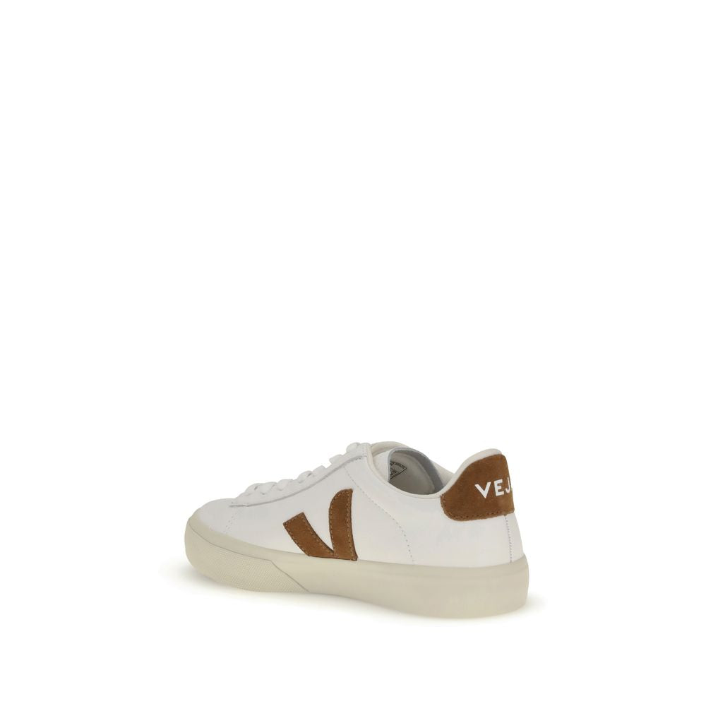 Veja Weiße Low-Top-Sneaker aus Kalbsleder Bos Taurus