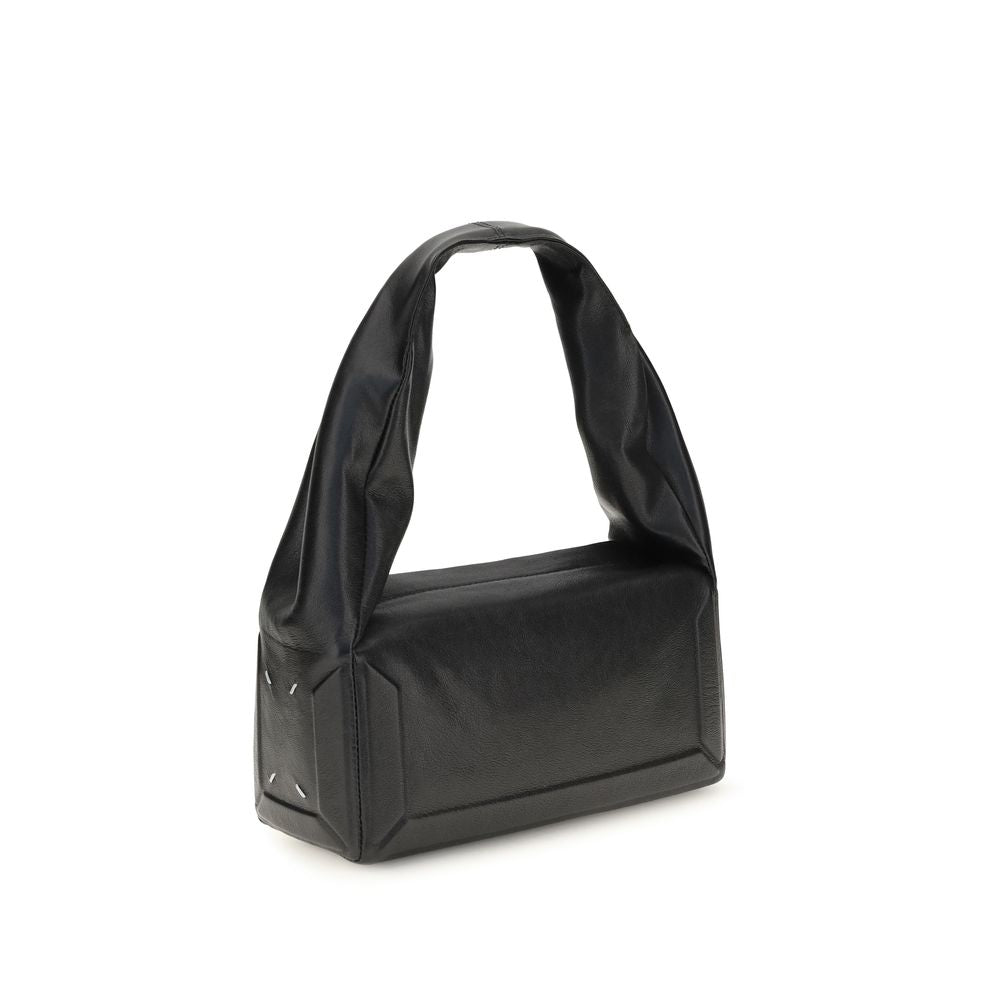 Maison Margiela Schwarze Lederhandtasche