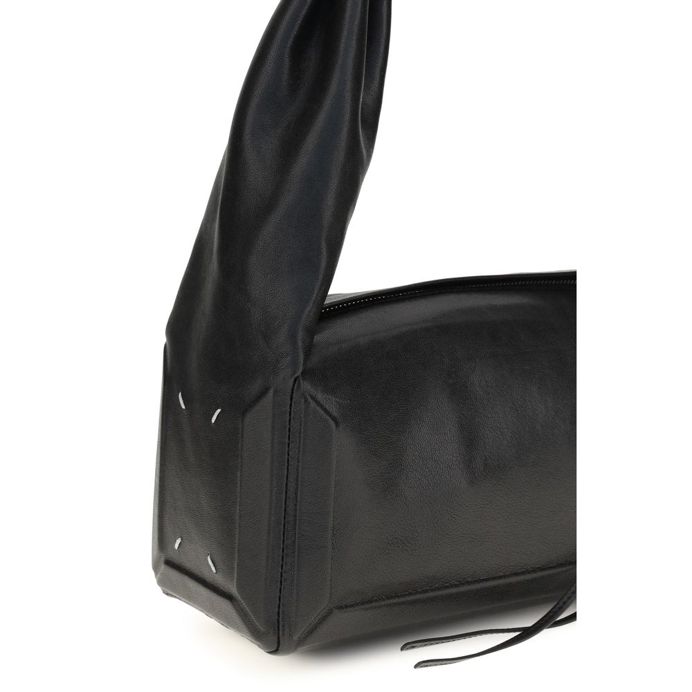 Maison Margiela Schwarze Leder Umhängetasche