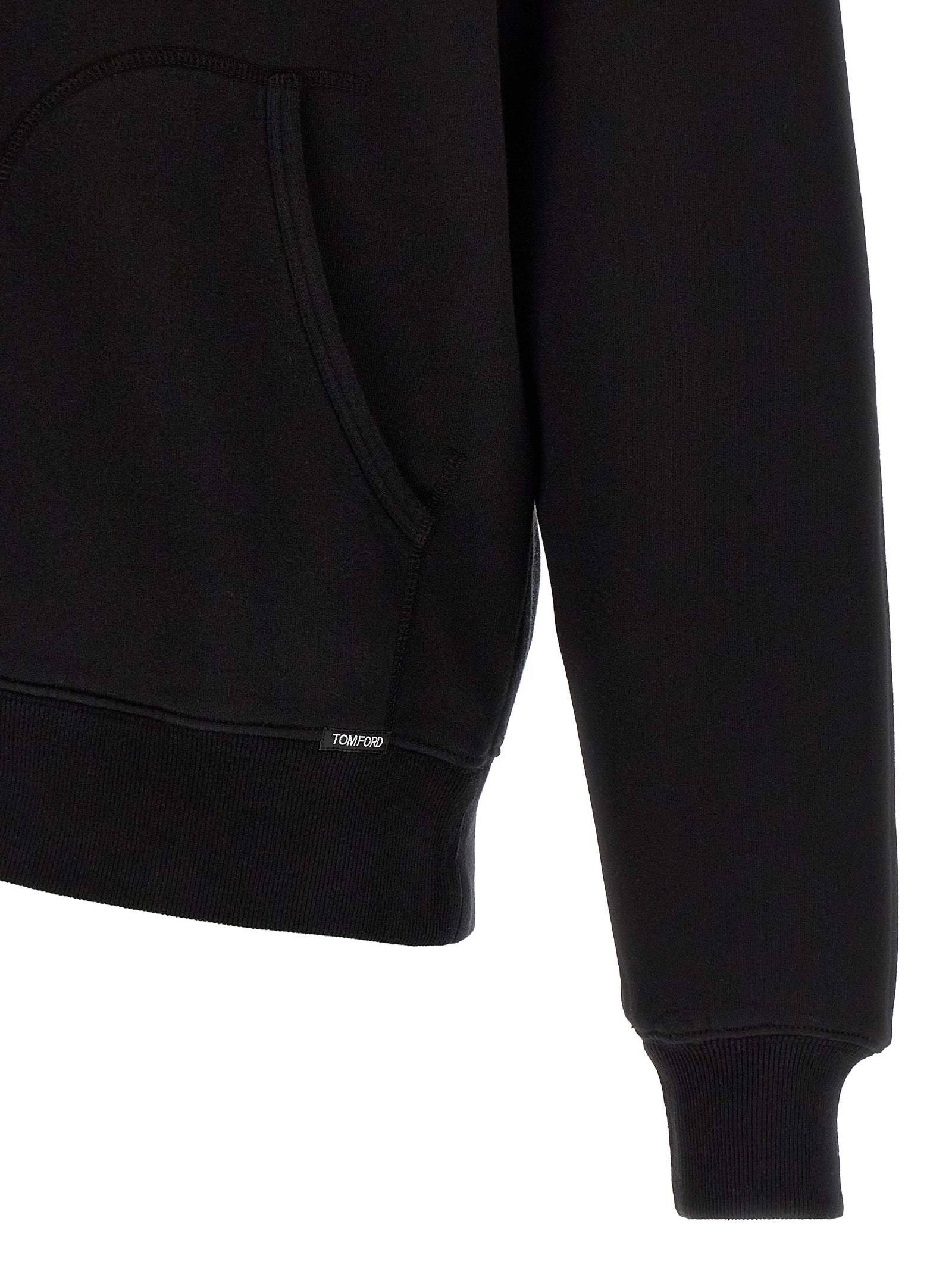 Tom Ford Schwarzer Baumwoll-Sweatshirt